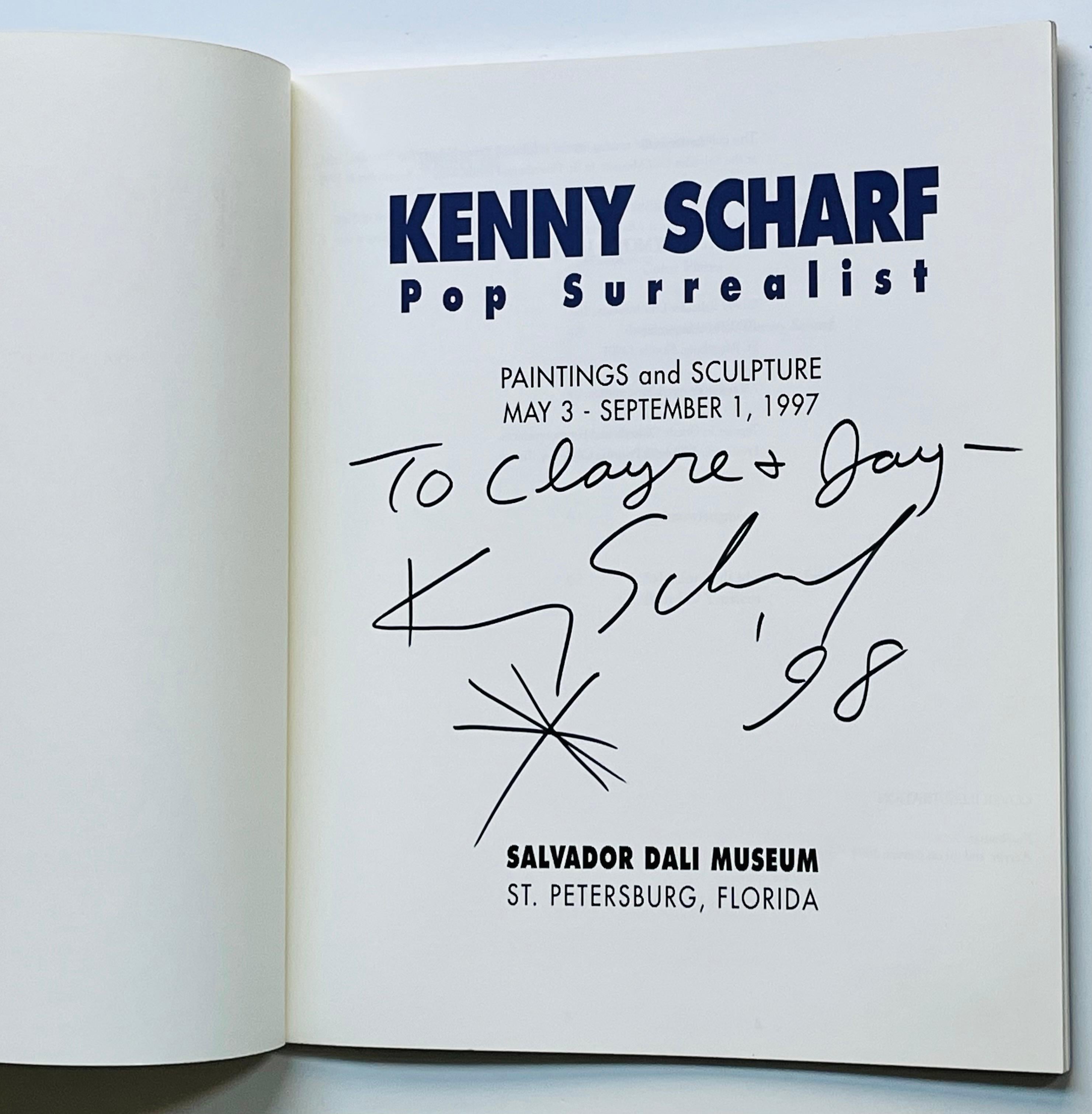 catalogues d'exposition signés Kenny Scharf 1997/1998 (série de 2)  en vente 11