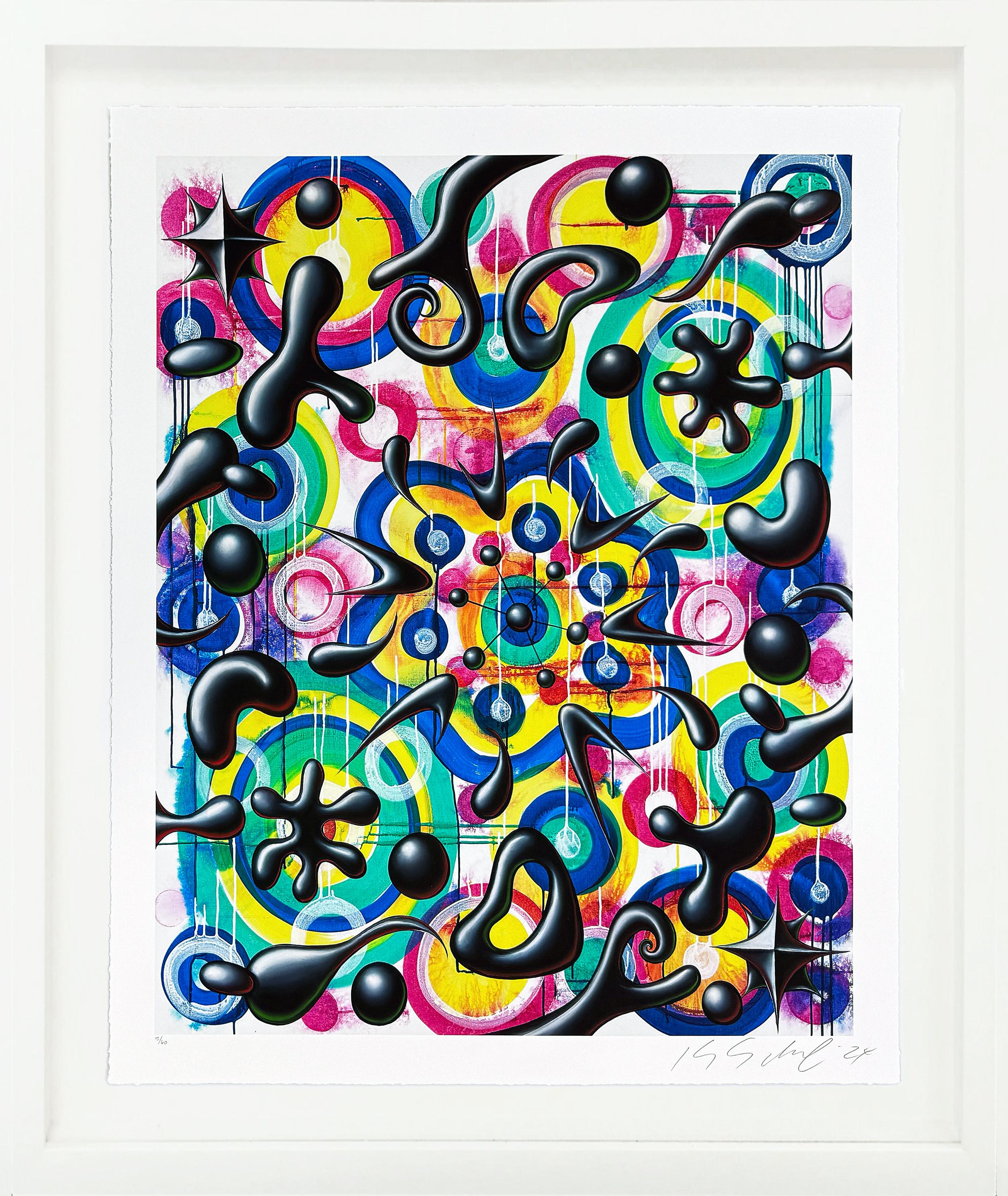 Energala Hand Signed Archival Pigment Print, Abstract, 13/60, 36x31