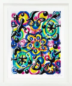 Energala Handsignierter Archivpigmentdruck, Abstrakt, 13/60, 36x31
