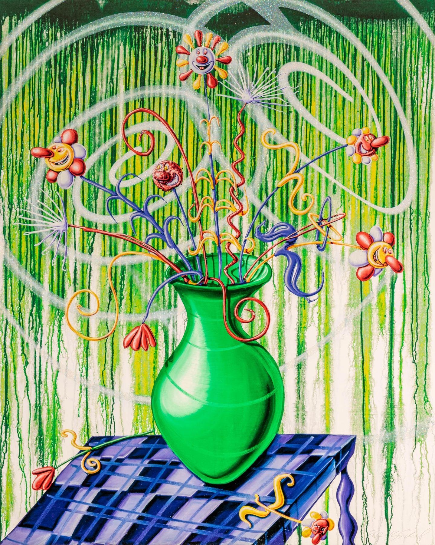 Kenny Scharf Interior Print - Flora Green