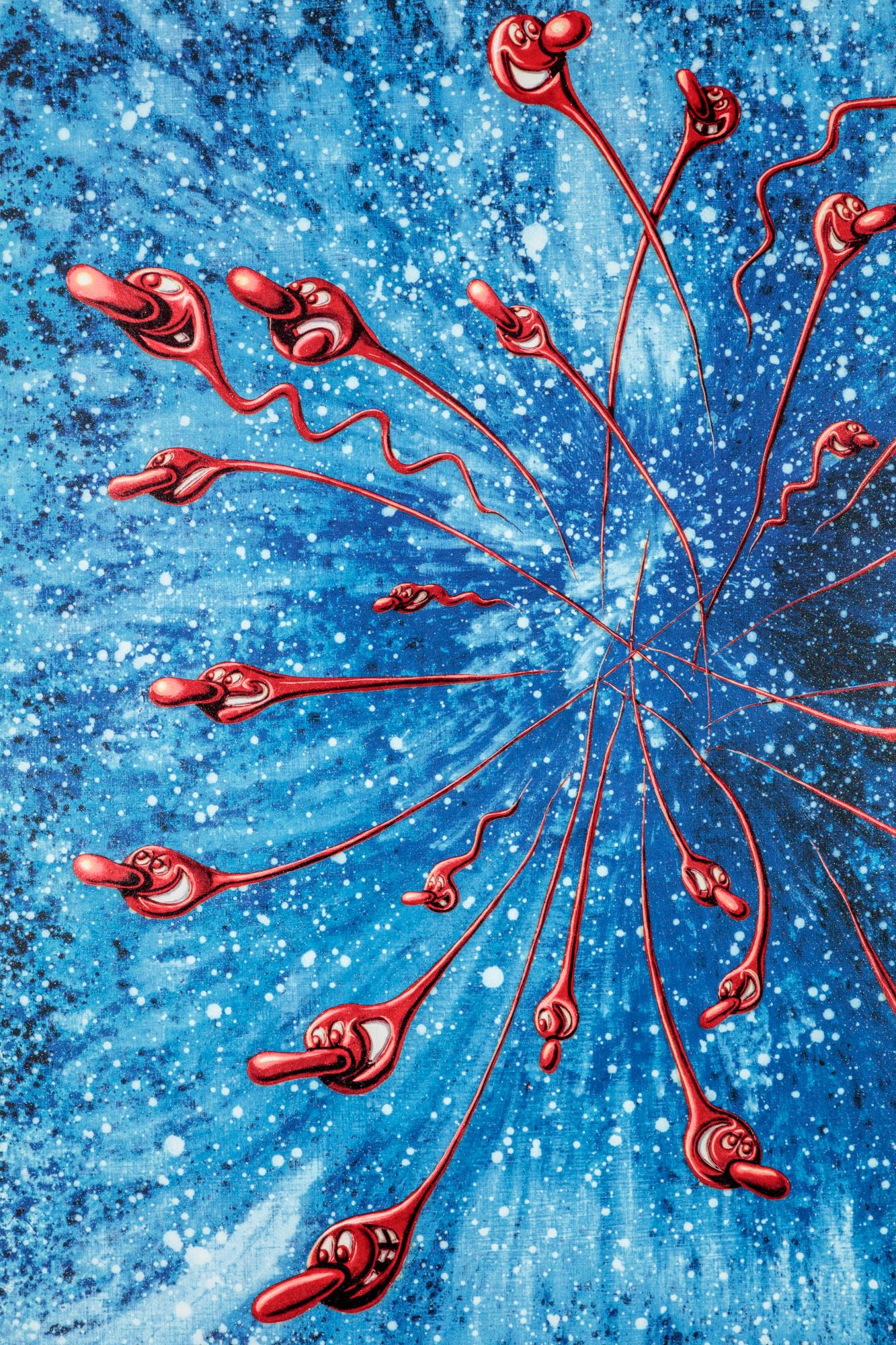 In the Beginning - Print by Kenny Scharf