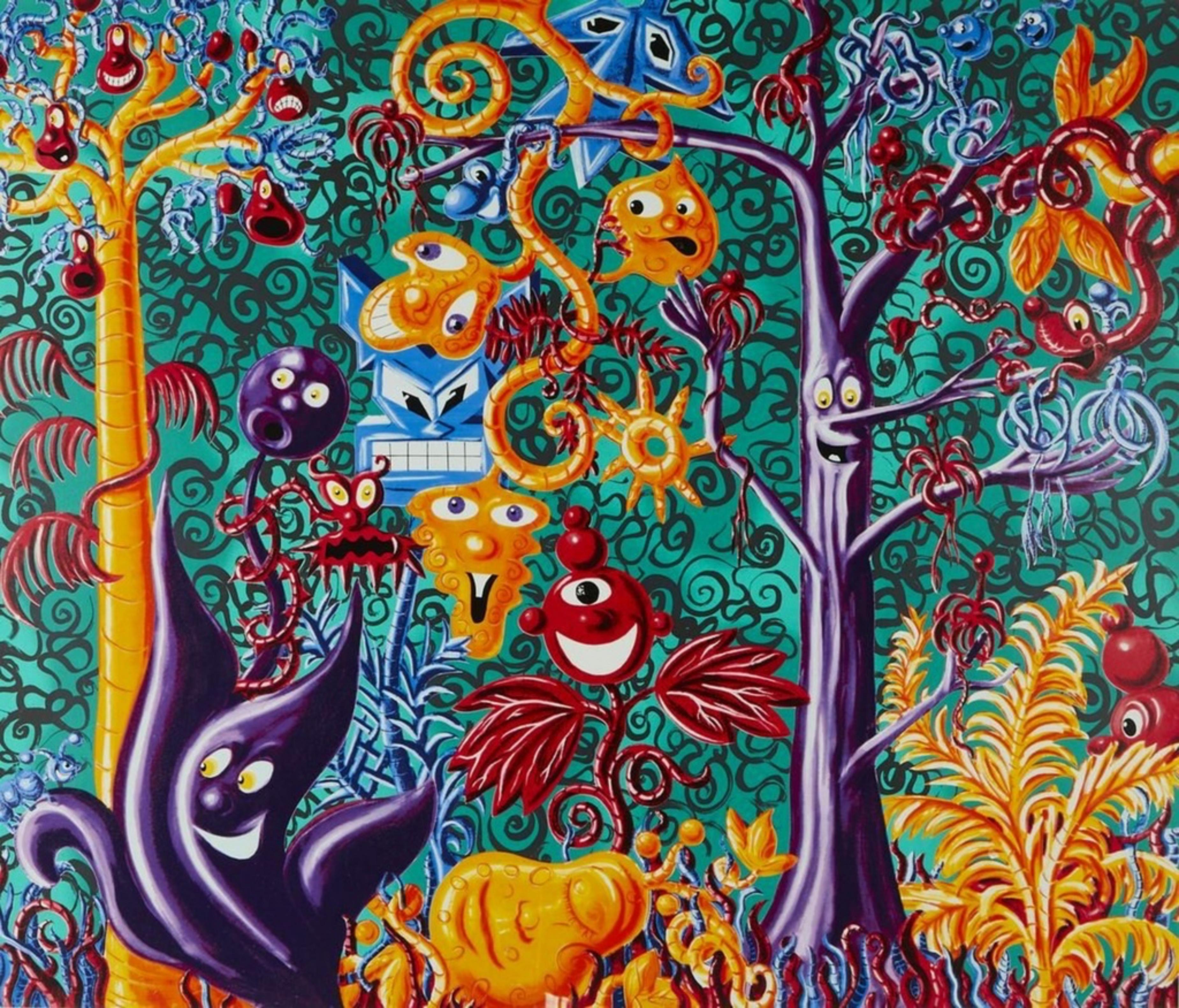 Jungle juteuse - Print de Kenny Scharf