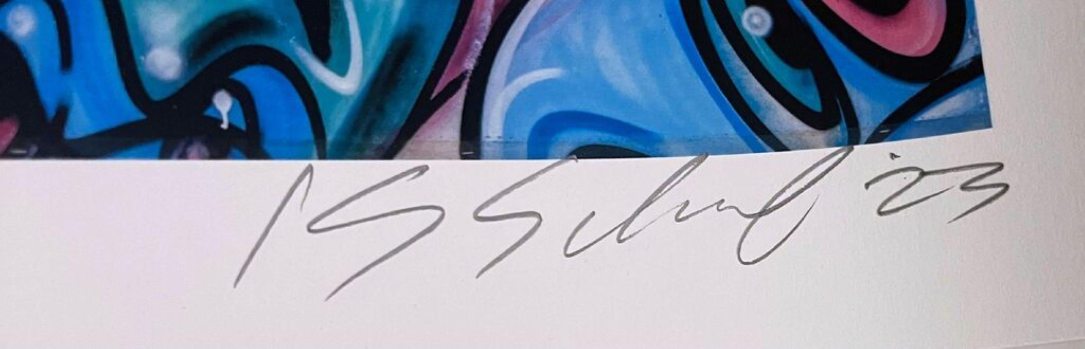 Kenny Scharf, Archival pigment print on 290 gsm Entrada Rag paper, signed 17/100 2