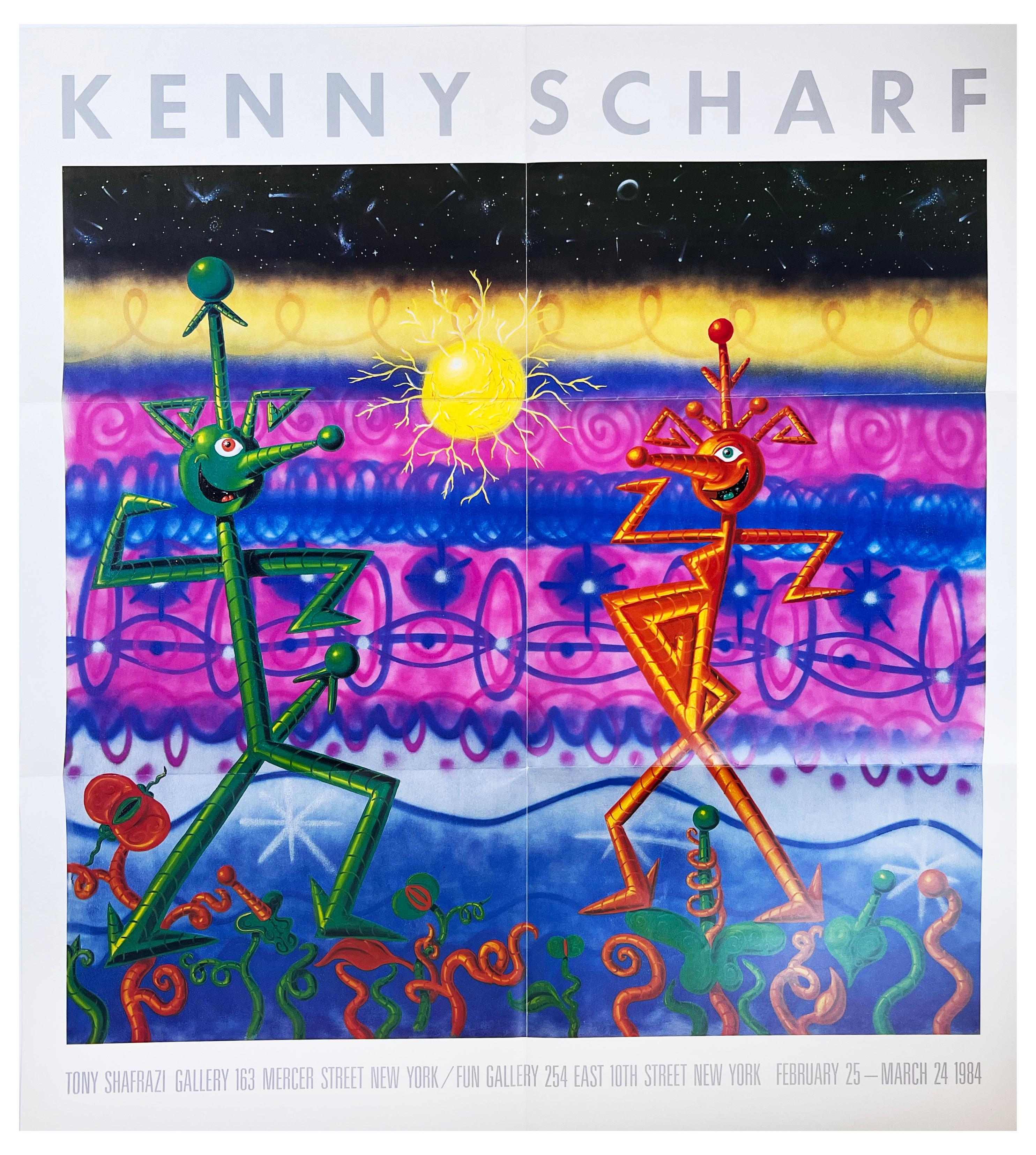 Kenny Scharf Tony Shafrazi galerie 1984 (Kenny Scharf 1984) en vente 2