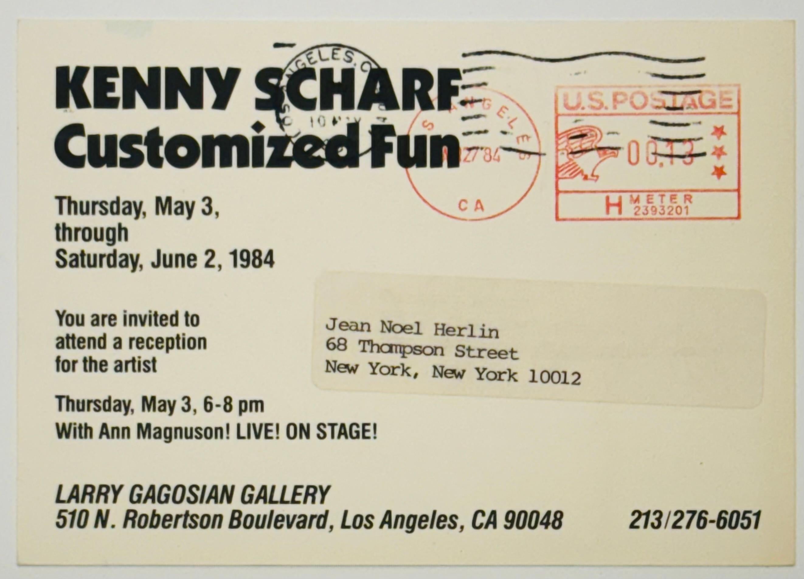 Kenny Scharf at Gagosian Gallery 1984 (Kenny Scharf 1984) For Sale 1