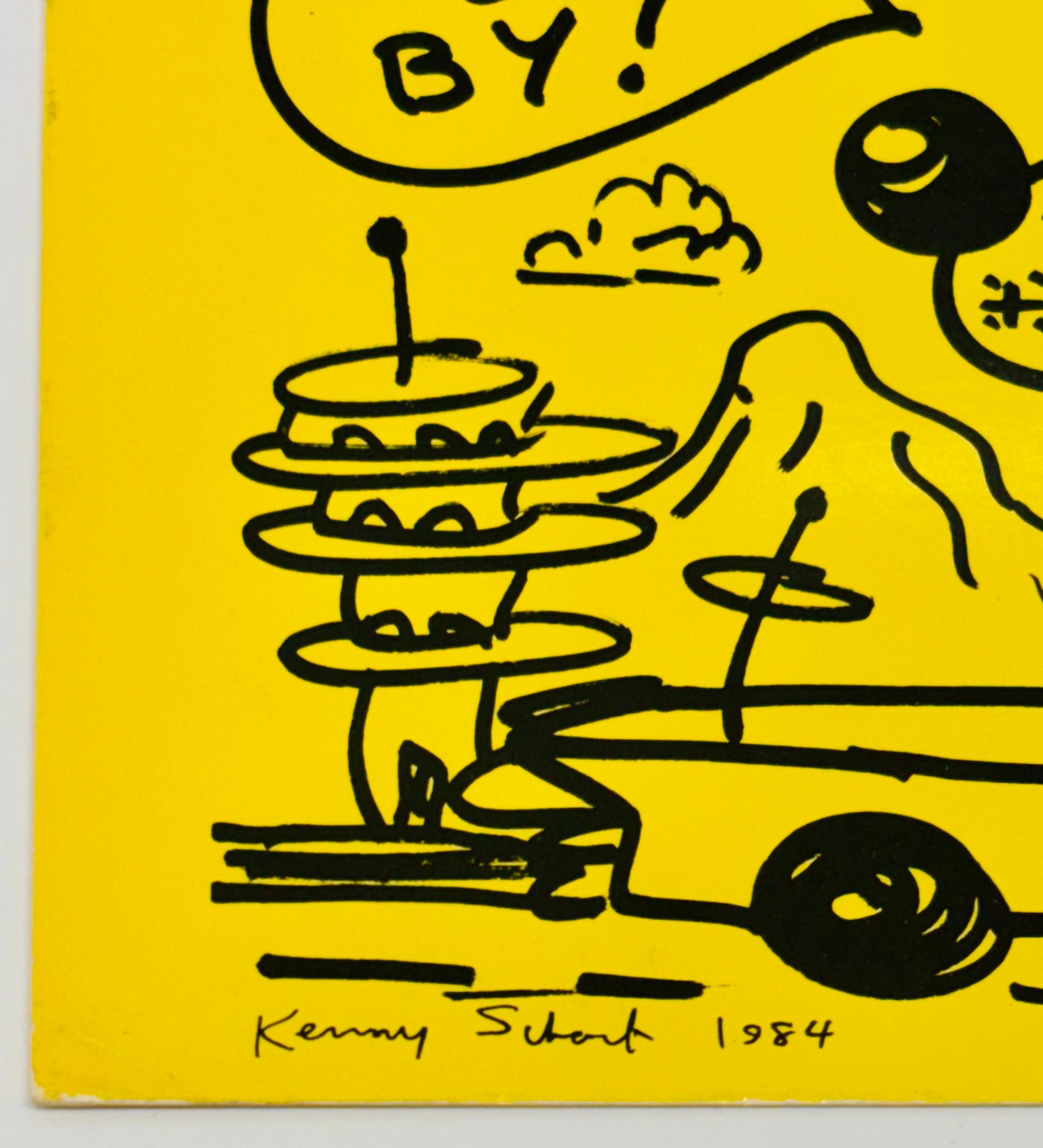 Kenny Scharf at Gagosian Gallery 1984 (Kenny Scharf 1984) For Sale 2