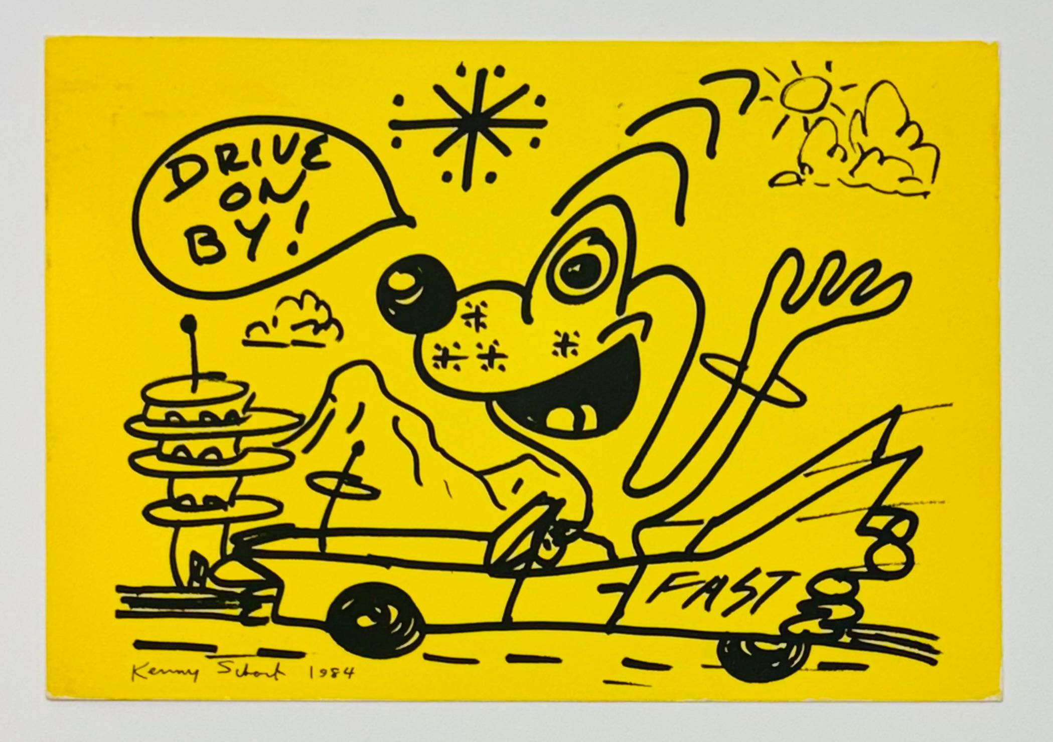 Kenny Scharf at Gagosian Gallery 1984 (Kenny Scharf 1984) For Sale 3
