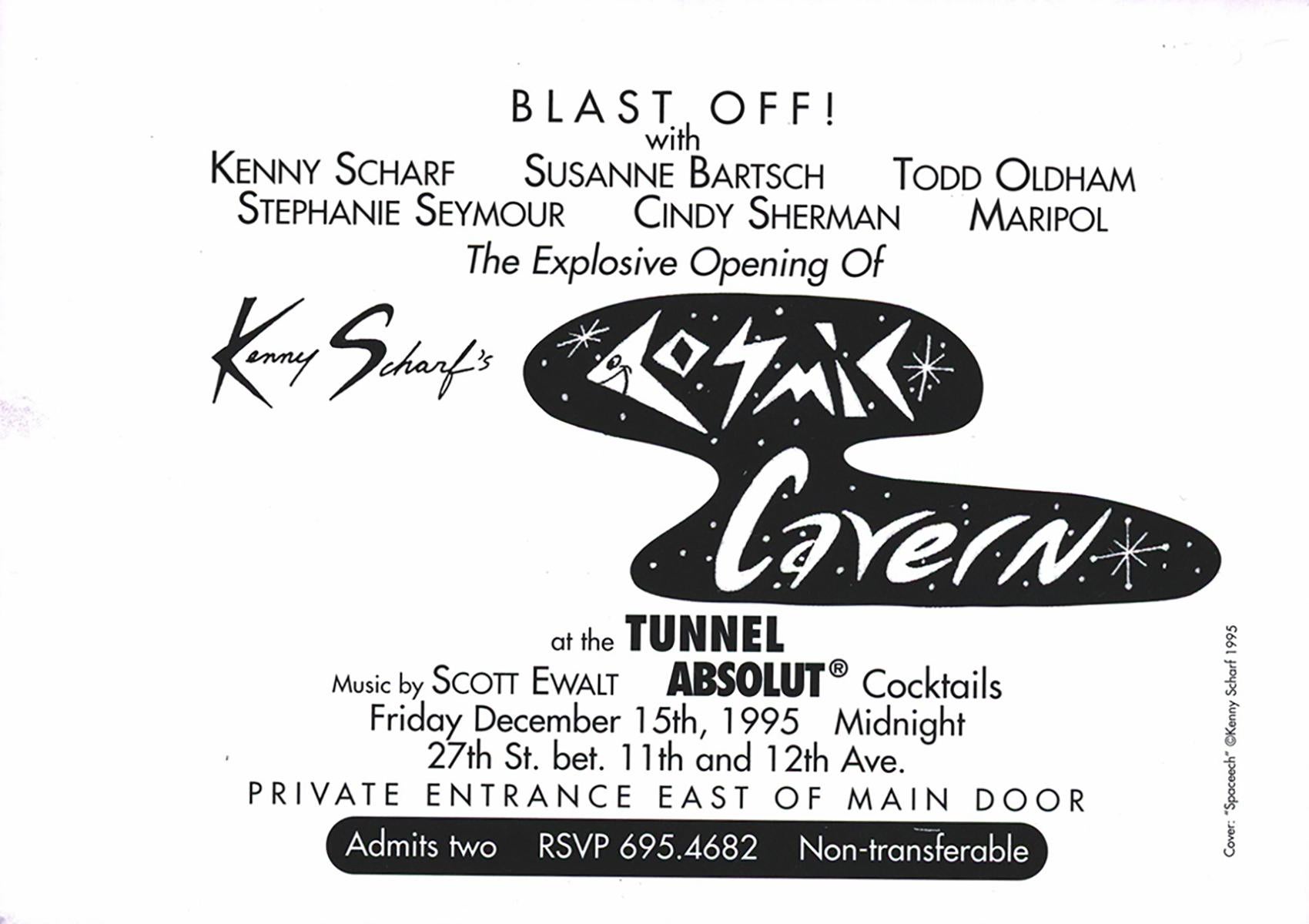 Announcements illustrés Kenny Scharf 1995 en vente 3
