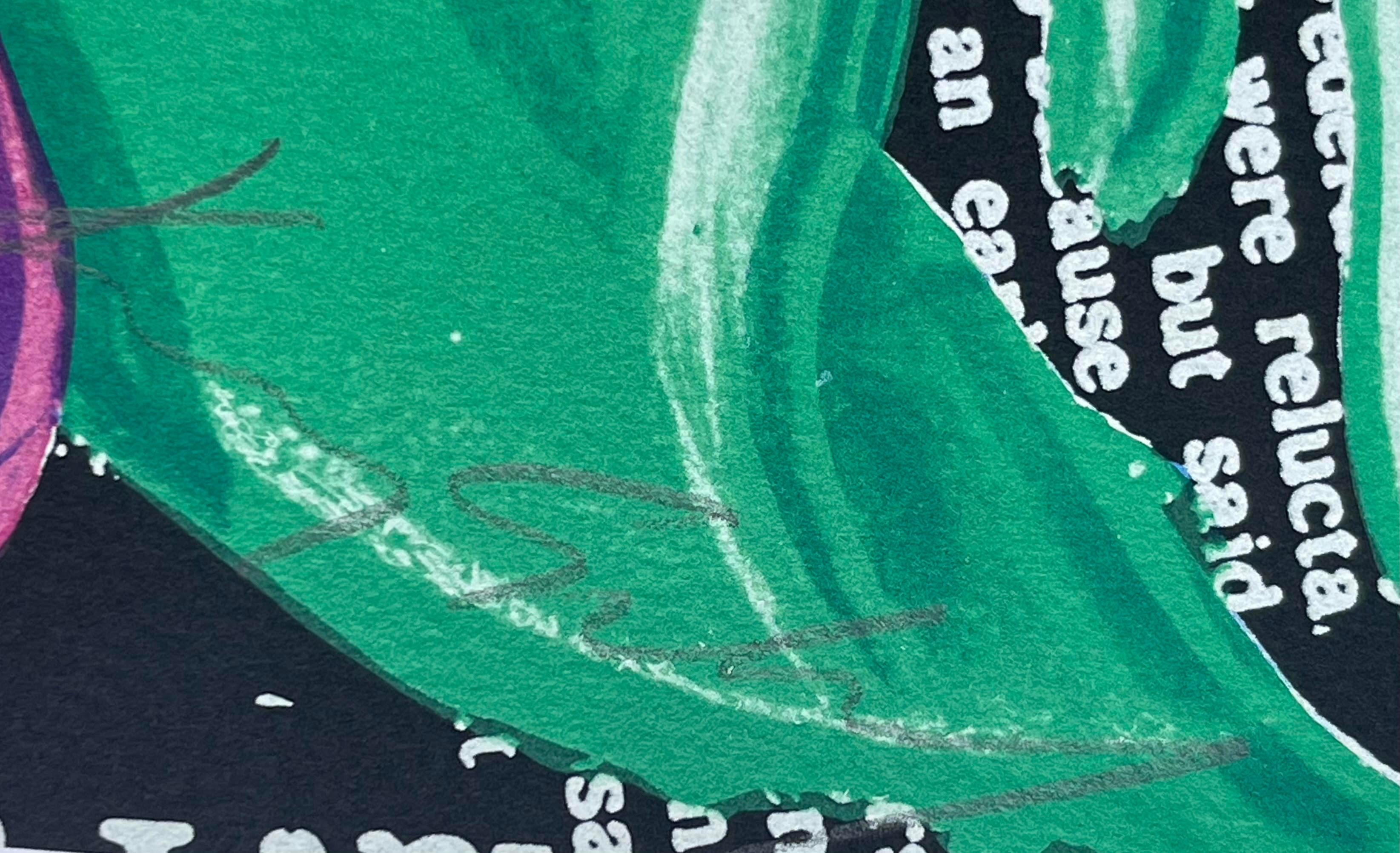 Kenny Scharf, Siebdruck auf Fabriano-Papier Seltene signierte Drucker Proof Rainforest im Angebot 2