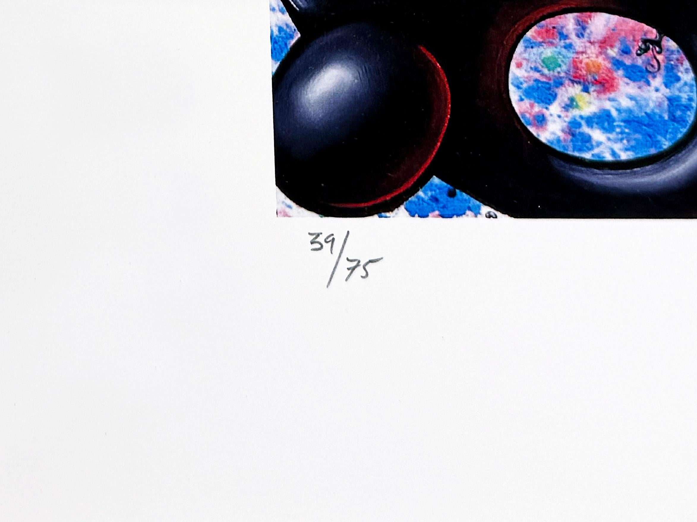 Klobz (impresión en pigmento de archivo enmarcada y firmada a mano) - Print Arte pop de Kenny Scharf