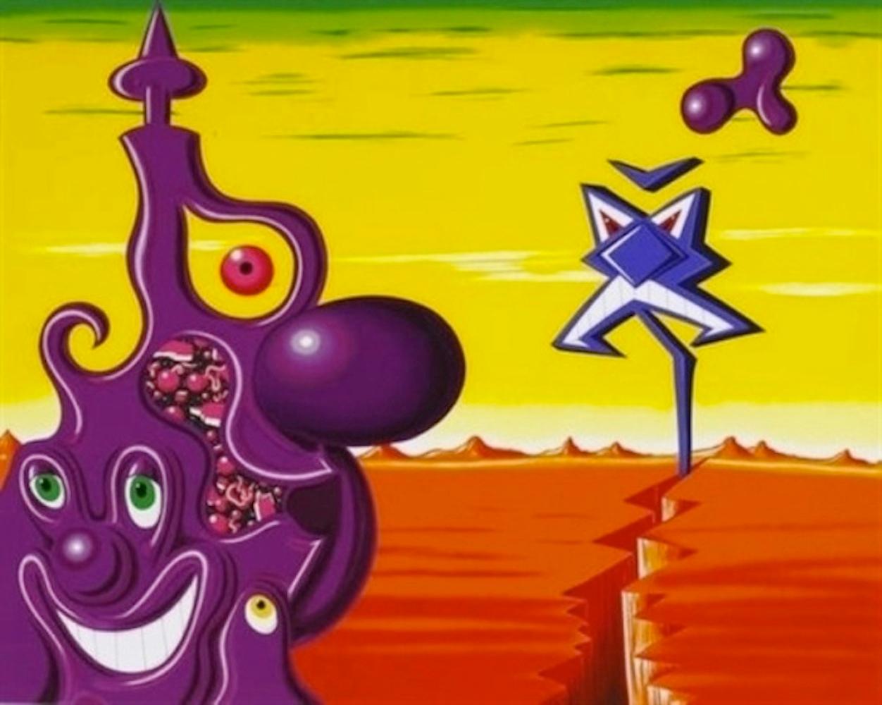 Kenny Scharf Print - Sajippe Kraka Joujesh