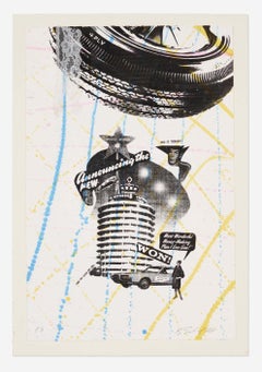 Kenny Scharf tecnica mista 2004 (stampe Kenny Scharf)