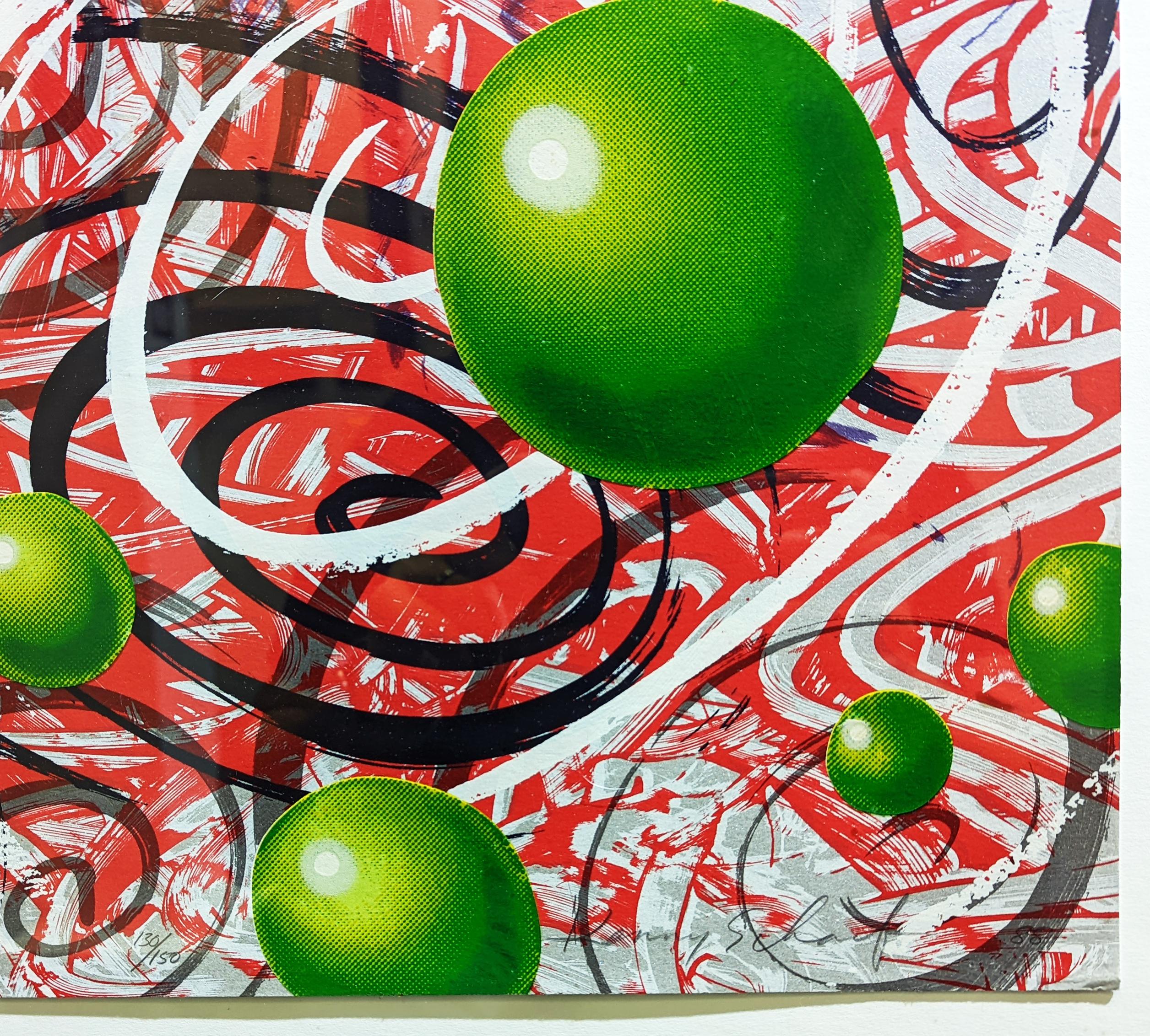 SPACE BALLS - Pop Art Print by Kenny Scharf