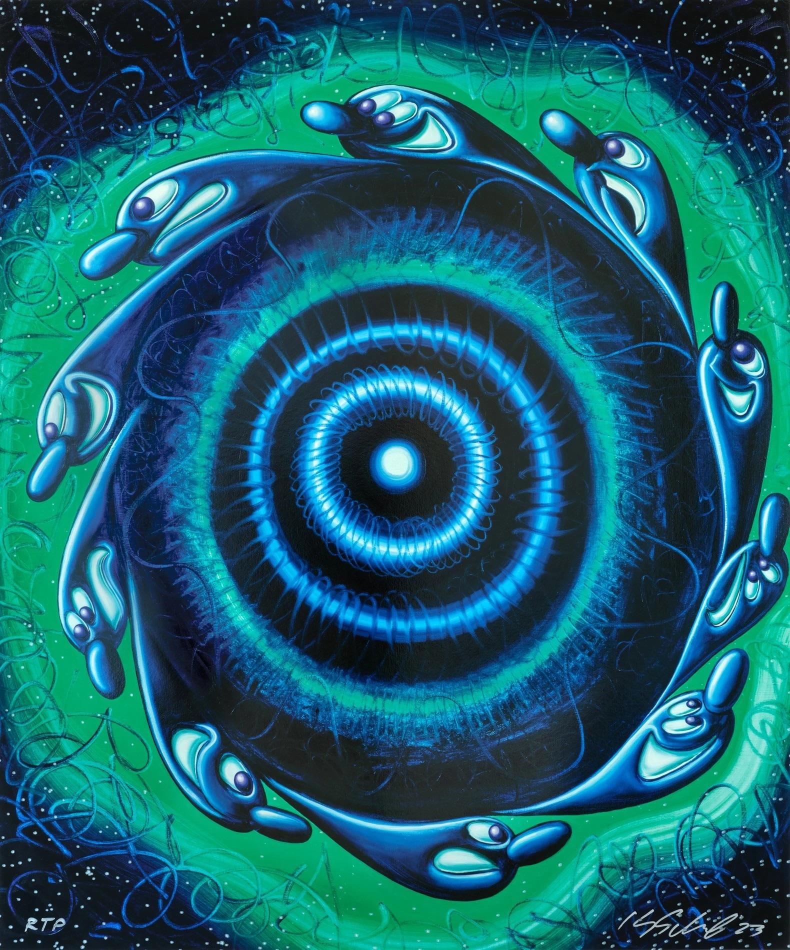 Kenny Scharf Abstract Print - Starget