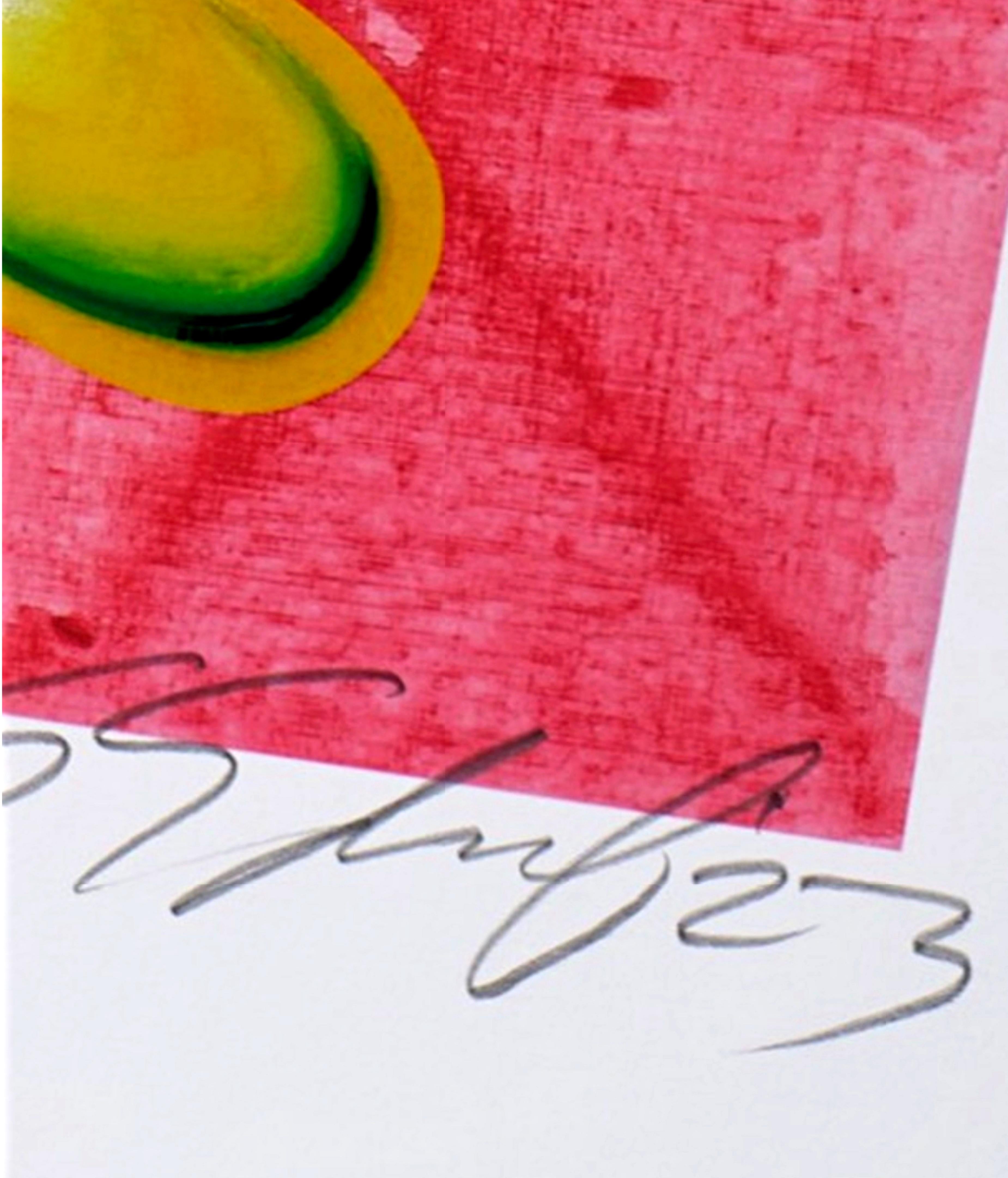 Kenny Scharf
VRING, 2021
Archivdruck mit Metallic-Akzenten, glänzenden Overlays und Siebdruck-Highlights auf Entrada Rag-Papier aus 100 % Baumwolle (290 g/m²) mit handgeschöpften Kanten
Signiert, datiert und nummeriert in der limitierten Auflage von