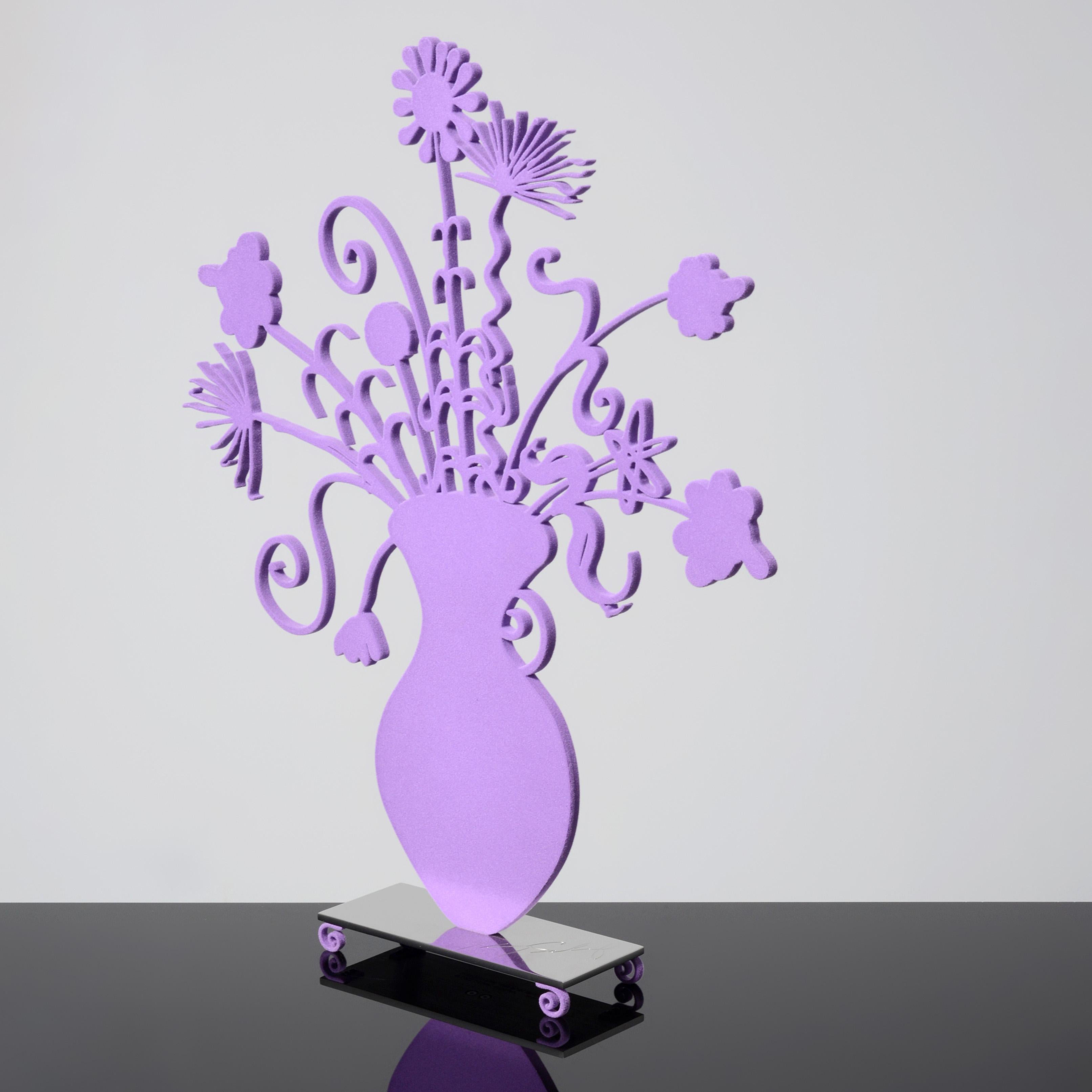 Kenny Scharf FLORES (PURPLE) Skulptur im Angebot 9