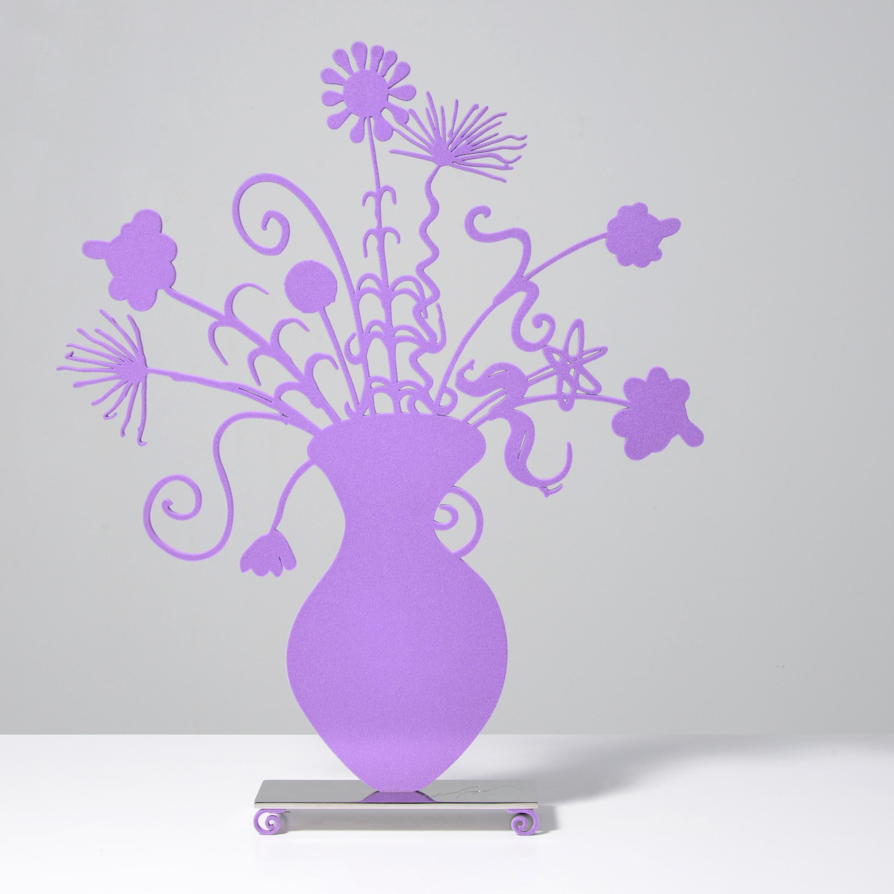 Kenny Scharf FLORES (PURPLE) Skulptur im Angebot 10