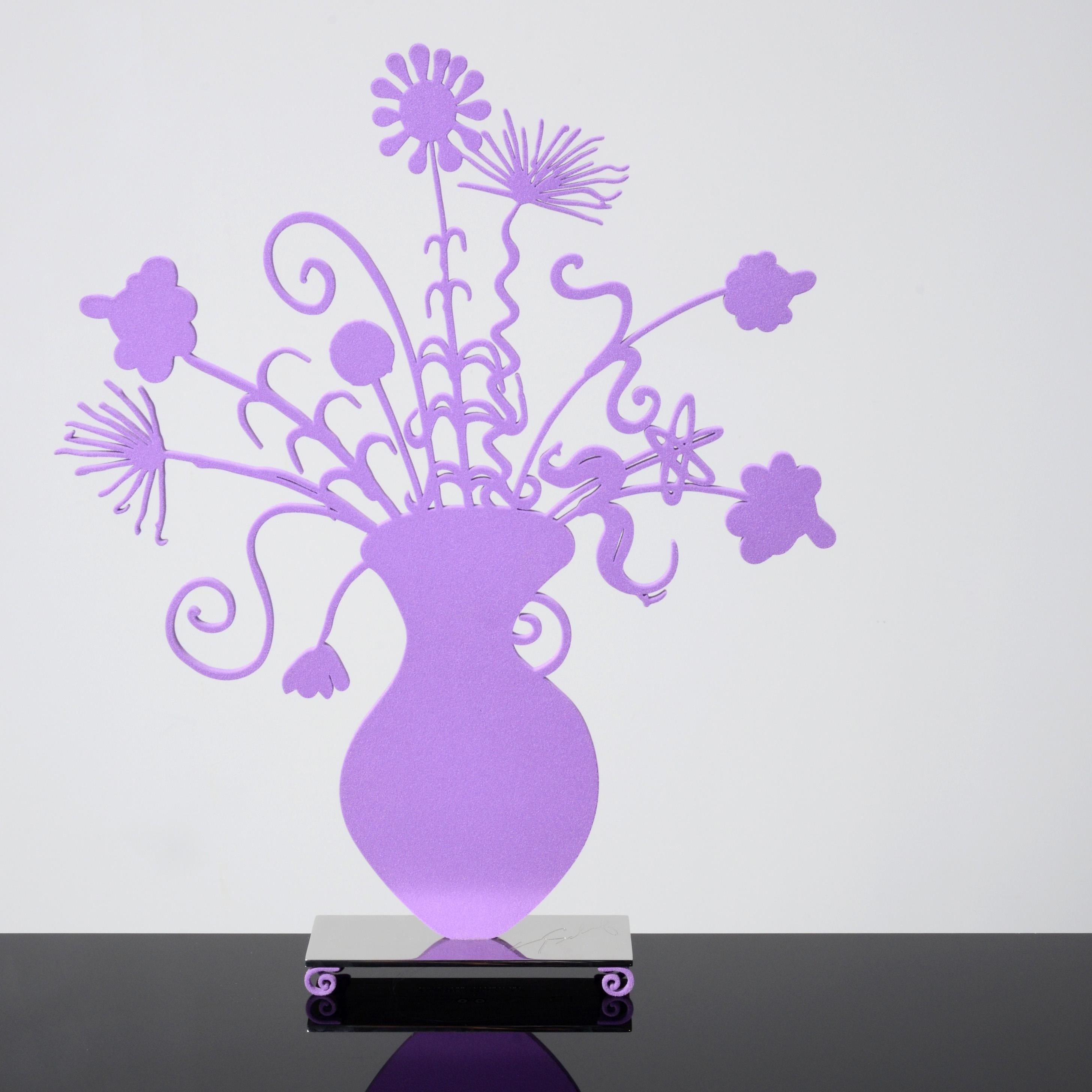 Kenny Scharf FLORES (PURPLE) Skulptur im Angebot 12