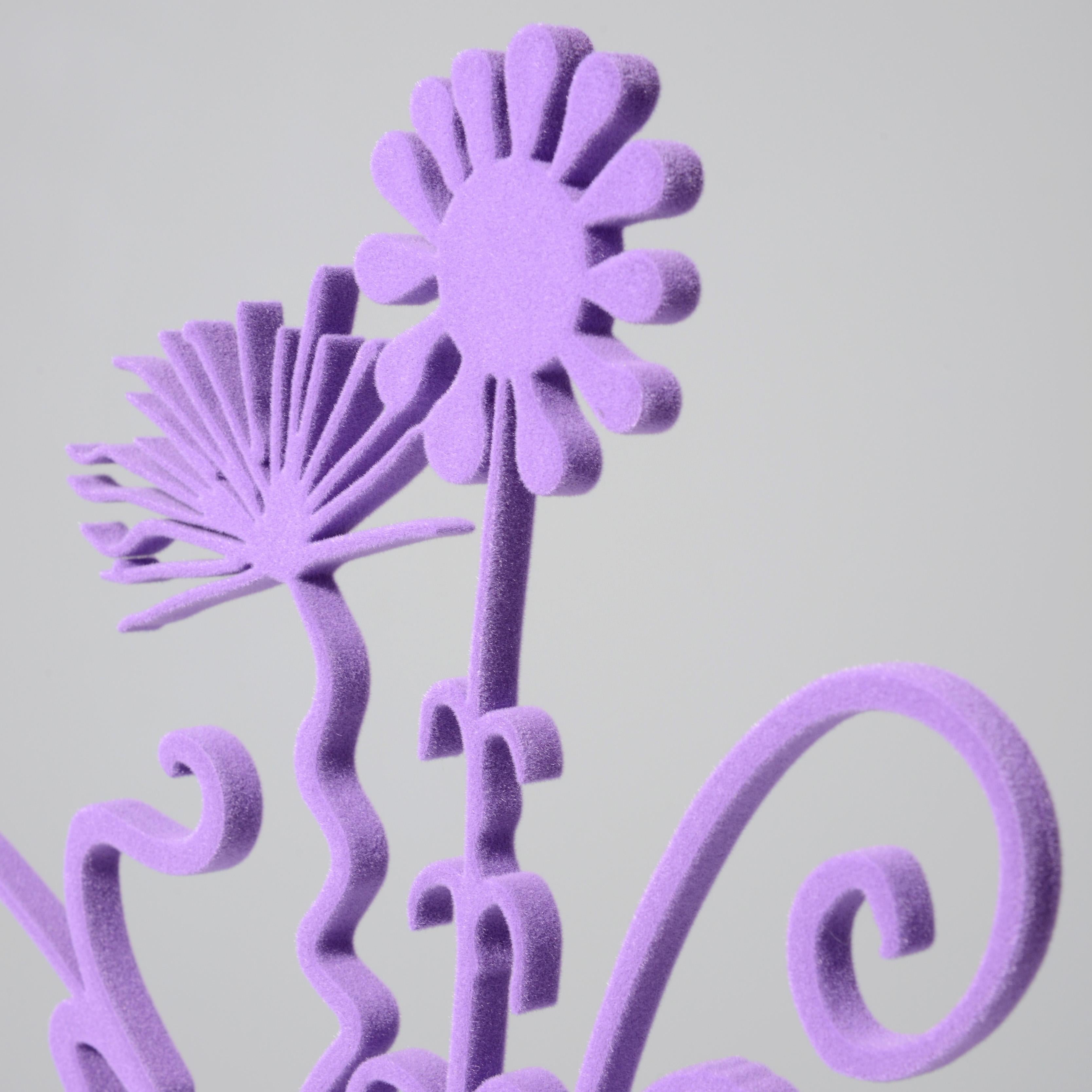 Kenny Scharf FLORES (PURPLE) Skulptur im Angebot 2