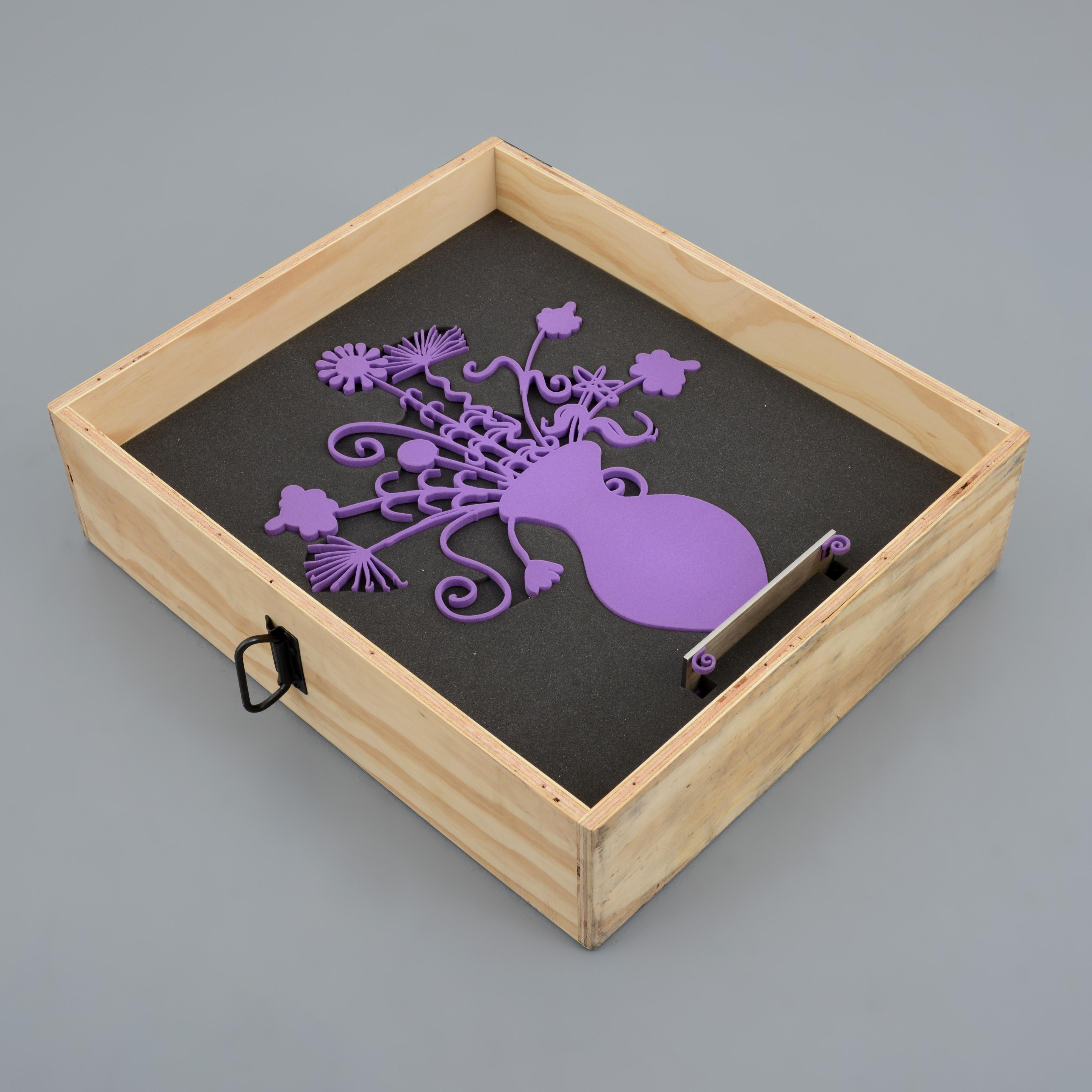 Kenny Scharf FLORES (PURPLE) Skulptur im Angebot 6