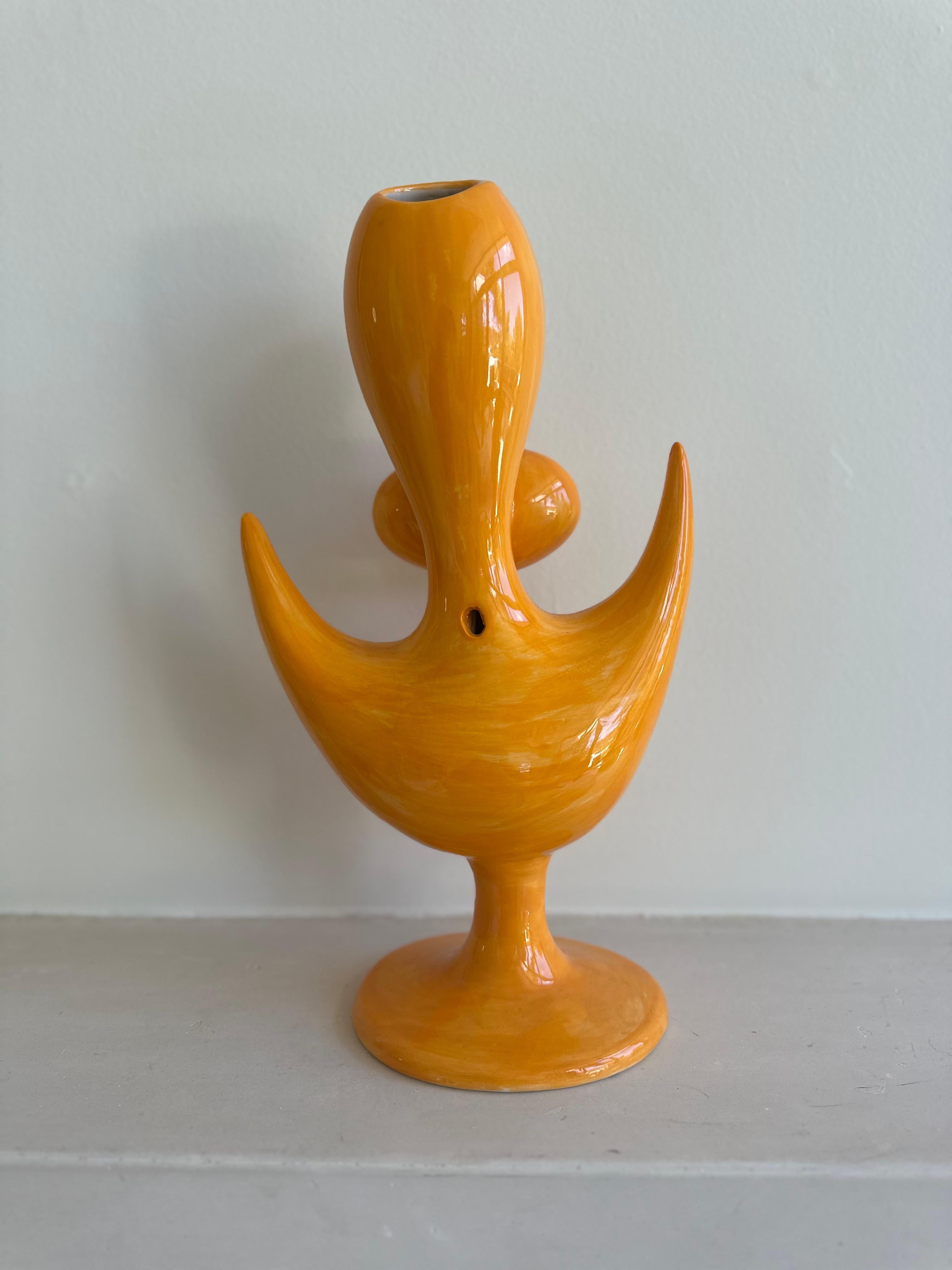 Object to Enjoy - Brown Figurative Sculpture by Kenny Scharf