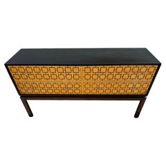 Keno Bros. for Theodore Alexander Fiddle Back Design 4 Drawer Chest on Stand