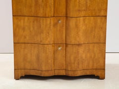 Keno Brothers Deco Style Four Drawer Serpentine Chest/ Commode