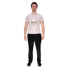 Keno Tiger Print Logo Cotton T-Shirt