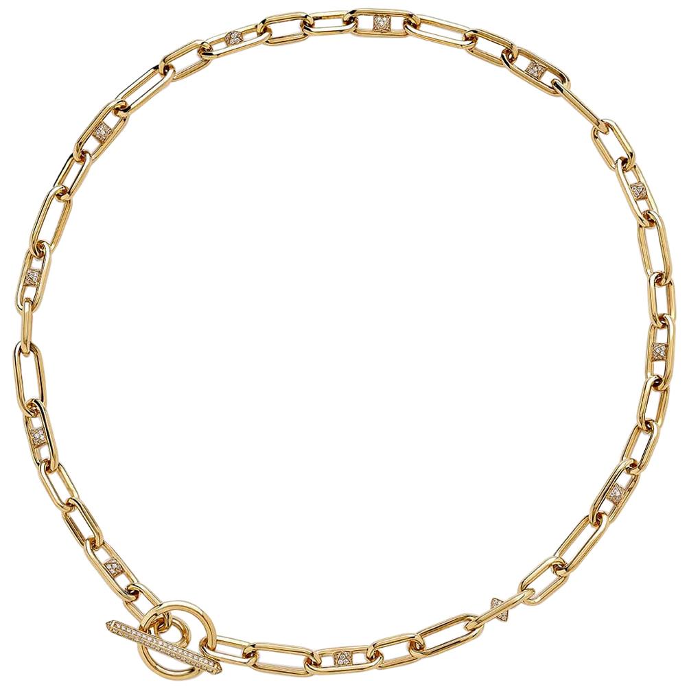 Halskette aus Roségold mit Diamanten von Kensington