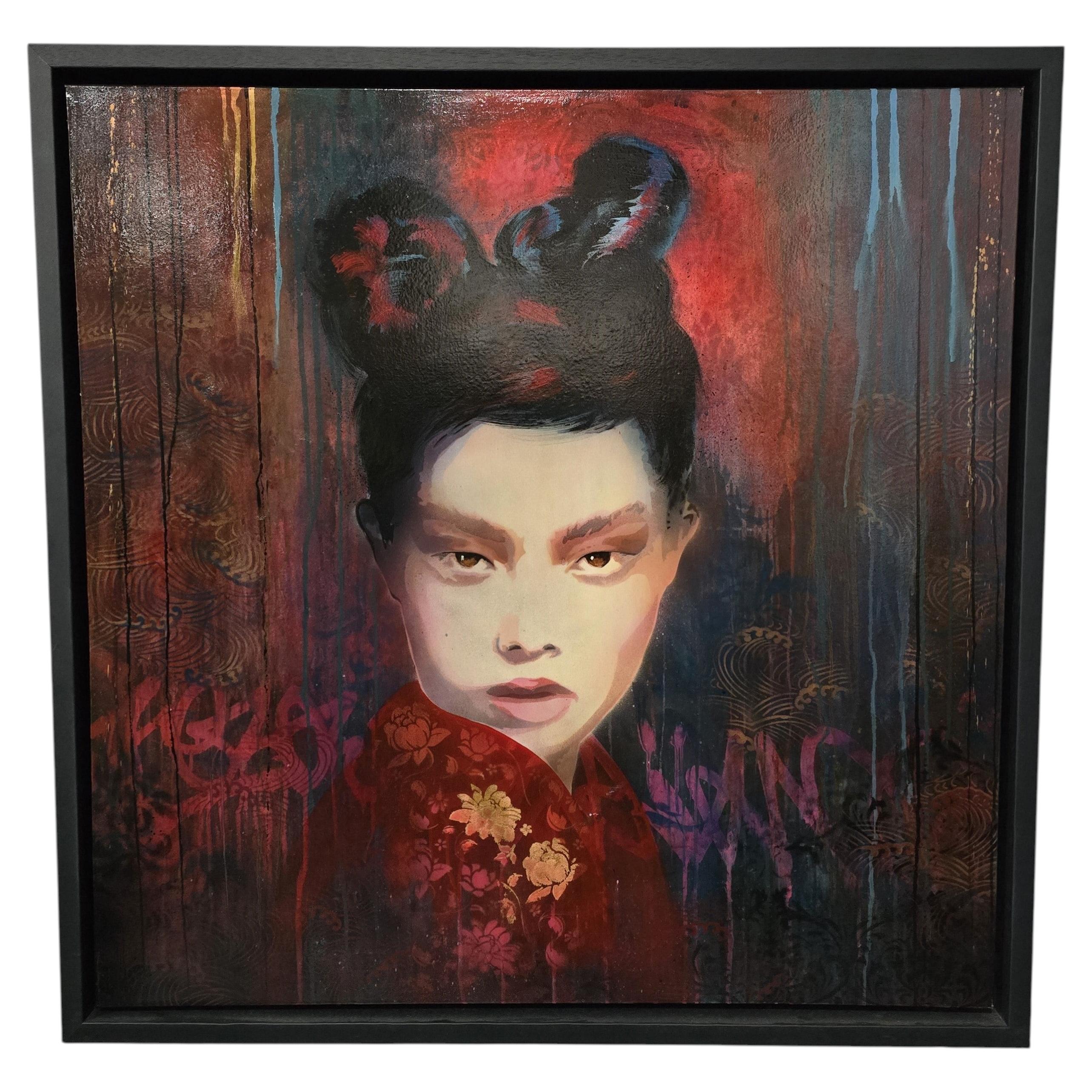 Kenso Original Mixed Media on Canvas For Sale