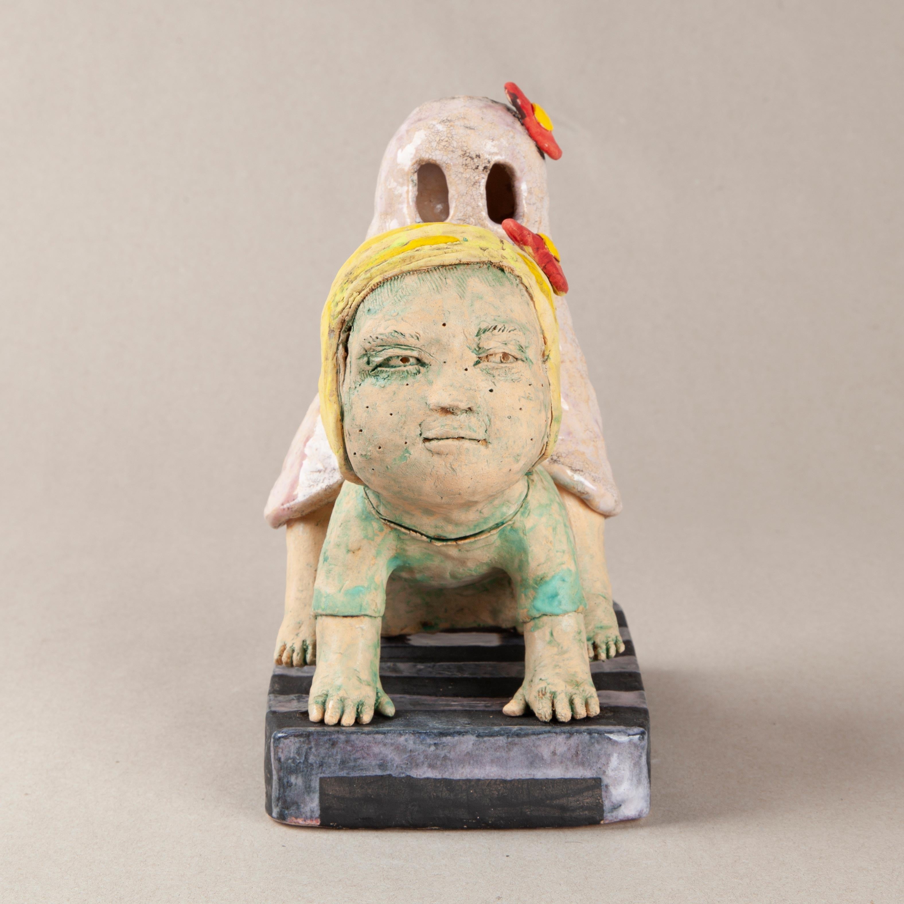 Dans son propre sillage n° 3 - Sculpture de Kensuke Yamada