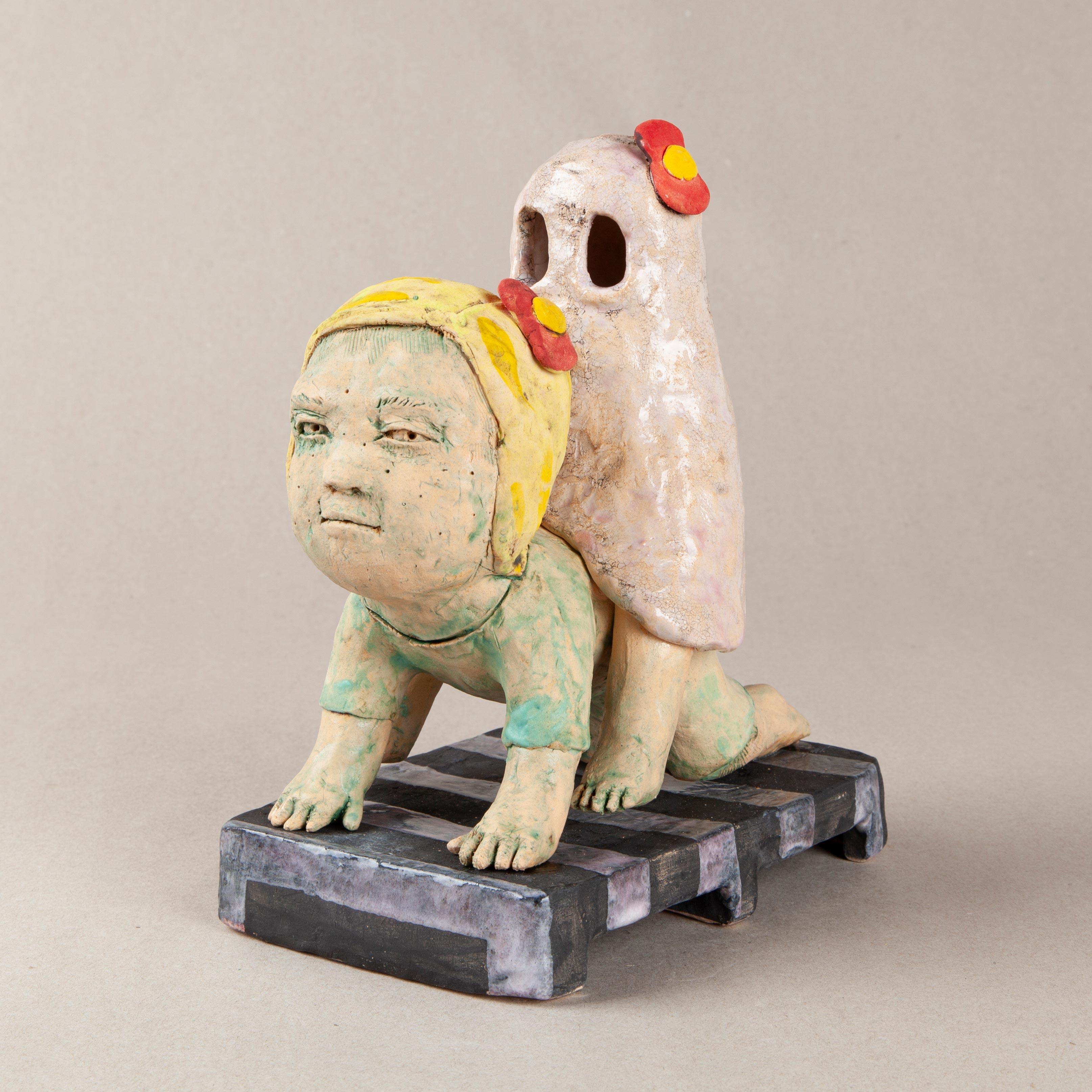 Dans son propre sillage n° 3 - Contemporain Sculpture par Kensuke Yamada