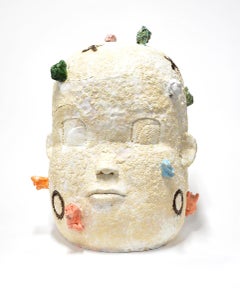 "Large Head Number 7", Contemporary, Ceramic, Sculpture, Abstract, Figurative