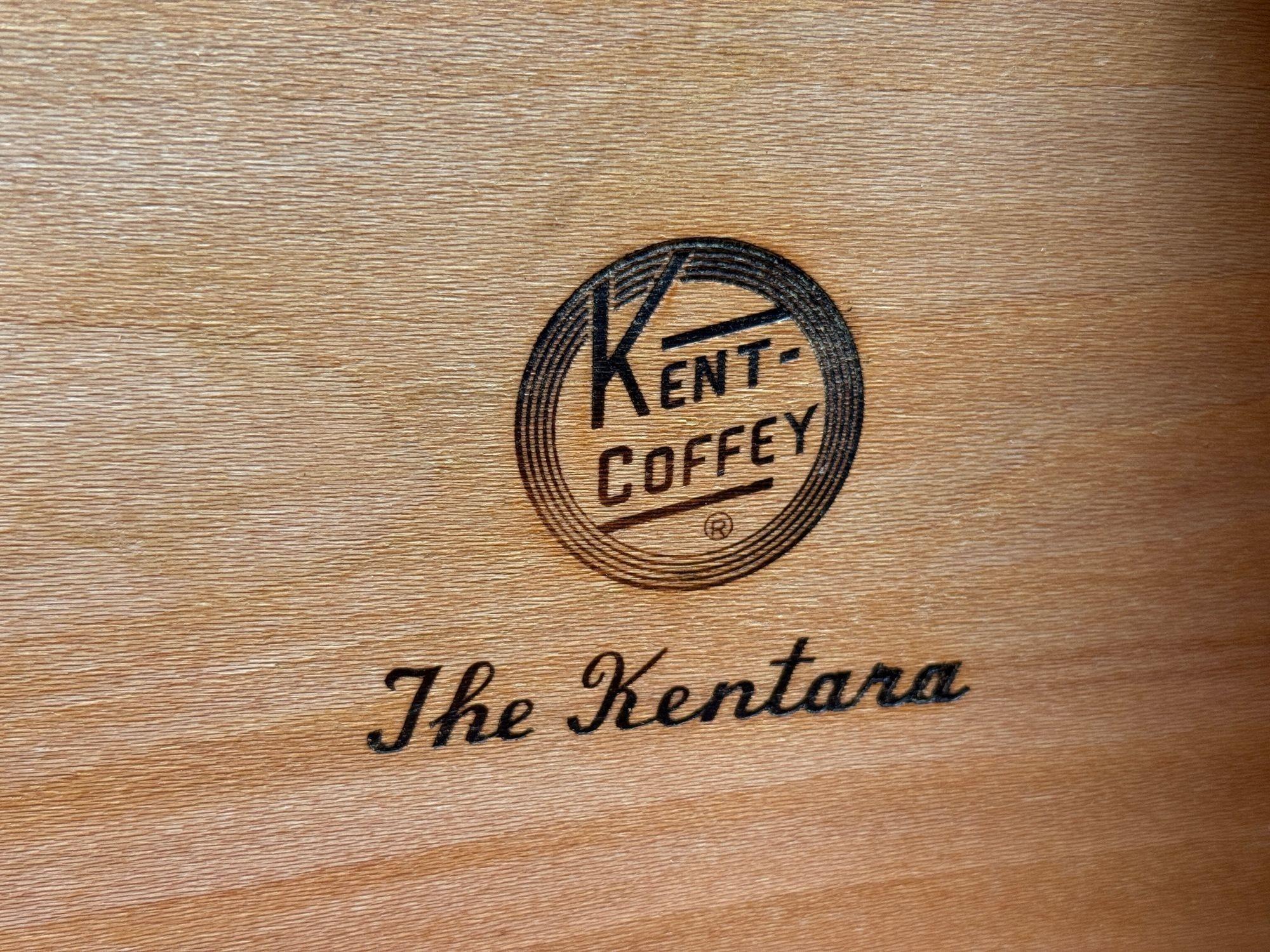 Kent Coffey, Comò moderno americano, noce, ottone, USA, anni '60 in vendita 6