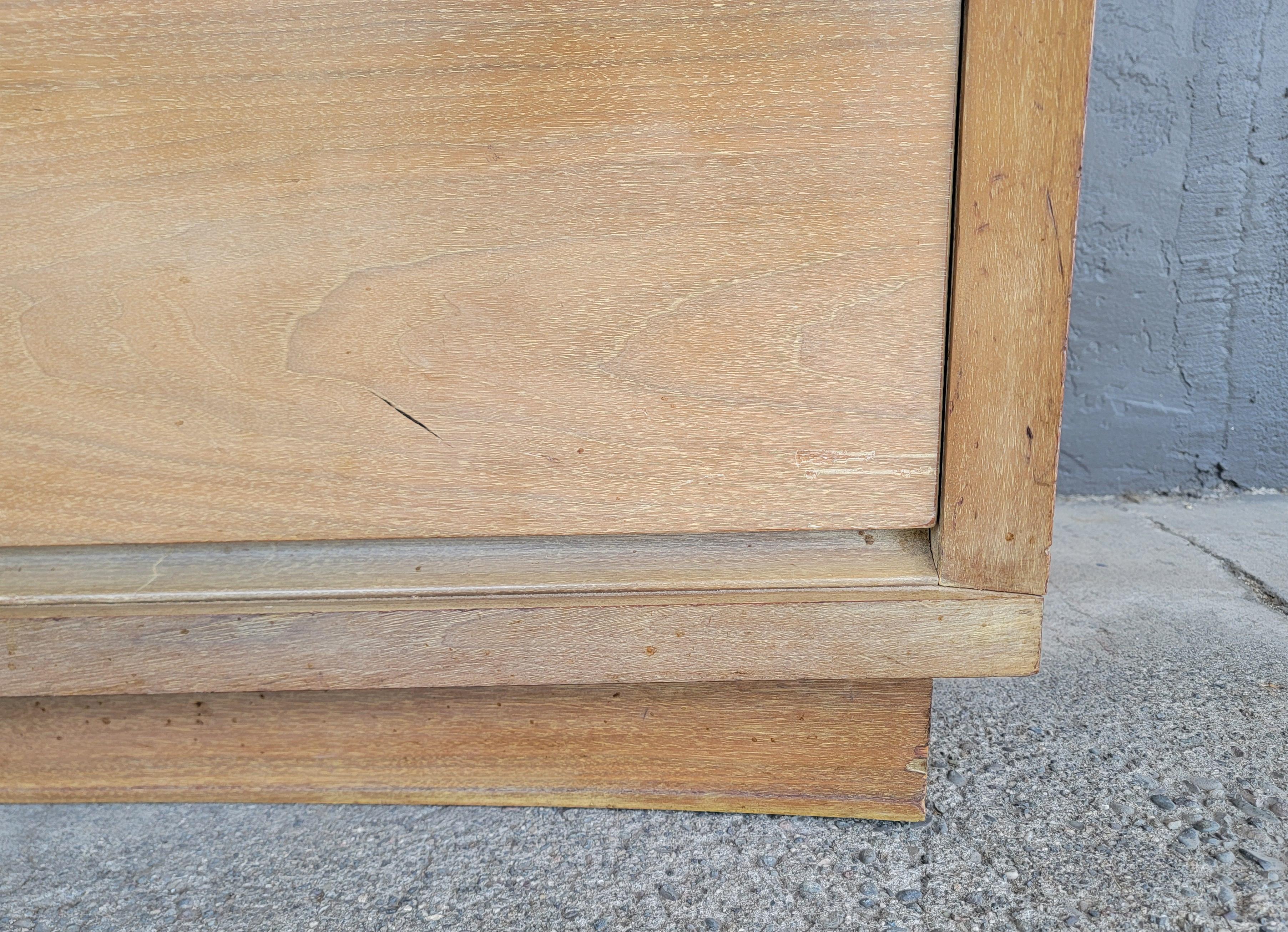 Kent Coffey Cerused Walnut Mid-Century Modern Low Dresser For Sale 9