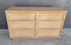 Kent Coffey Cerused Walnut Mid-Century Modern Low Dresser