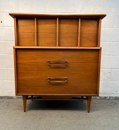 Kent Coffey "Eloquence" Mid-Century Walnut Highboy Dresser