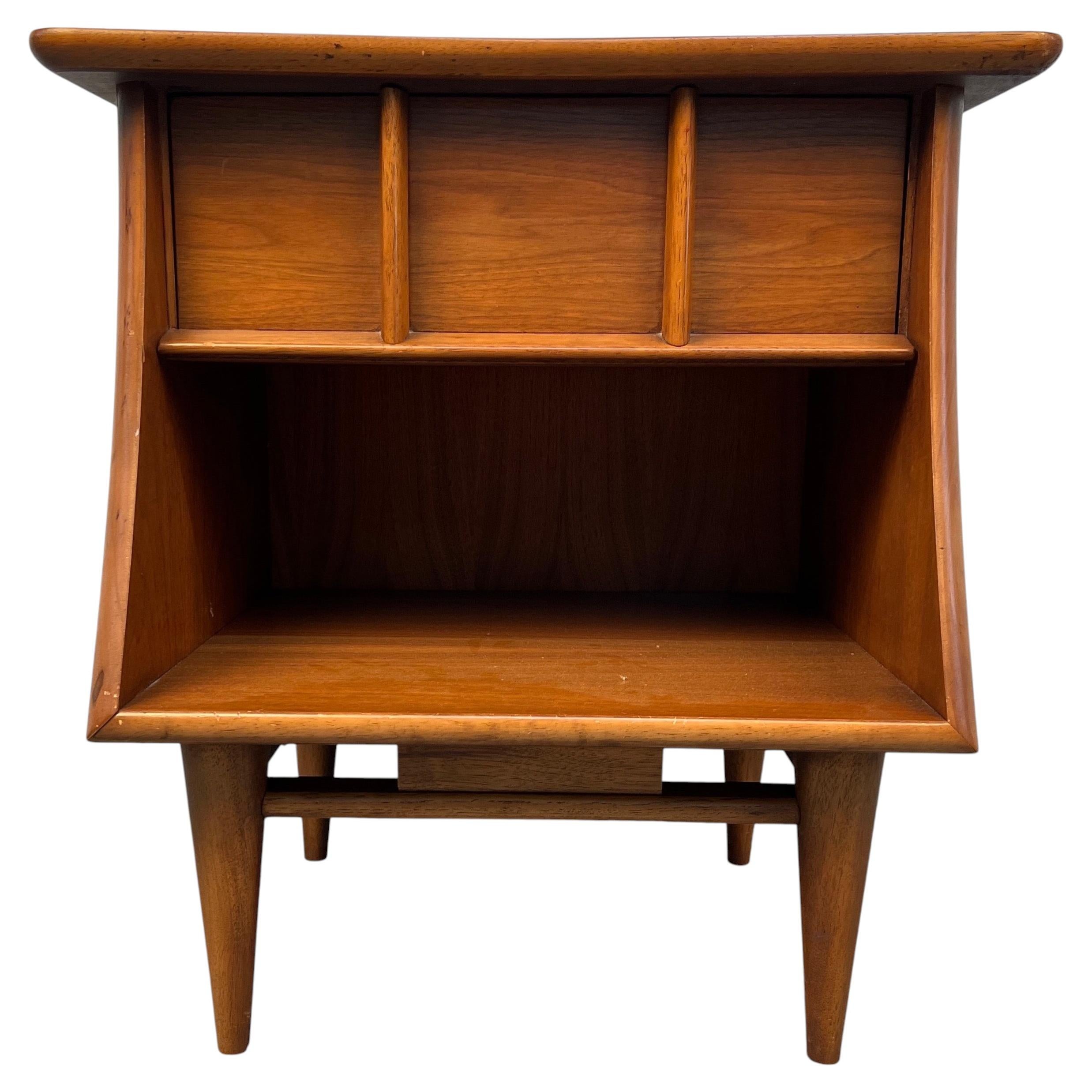 Kent Coffey "Eloquence" Mid-Century Walnut Night Stand