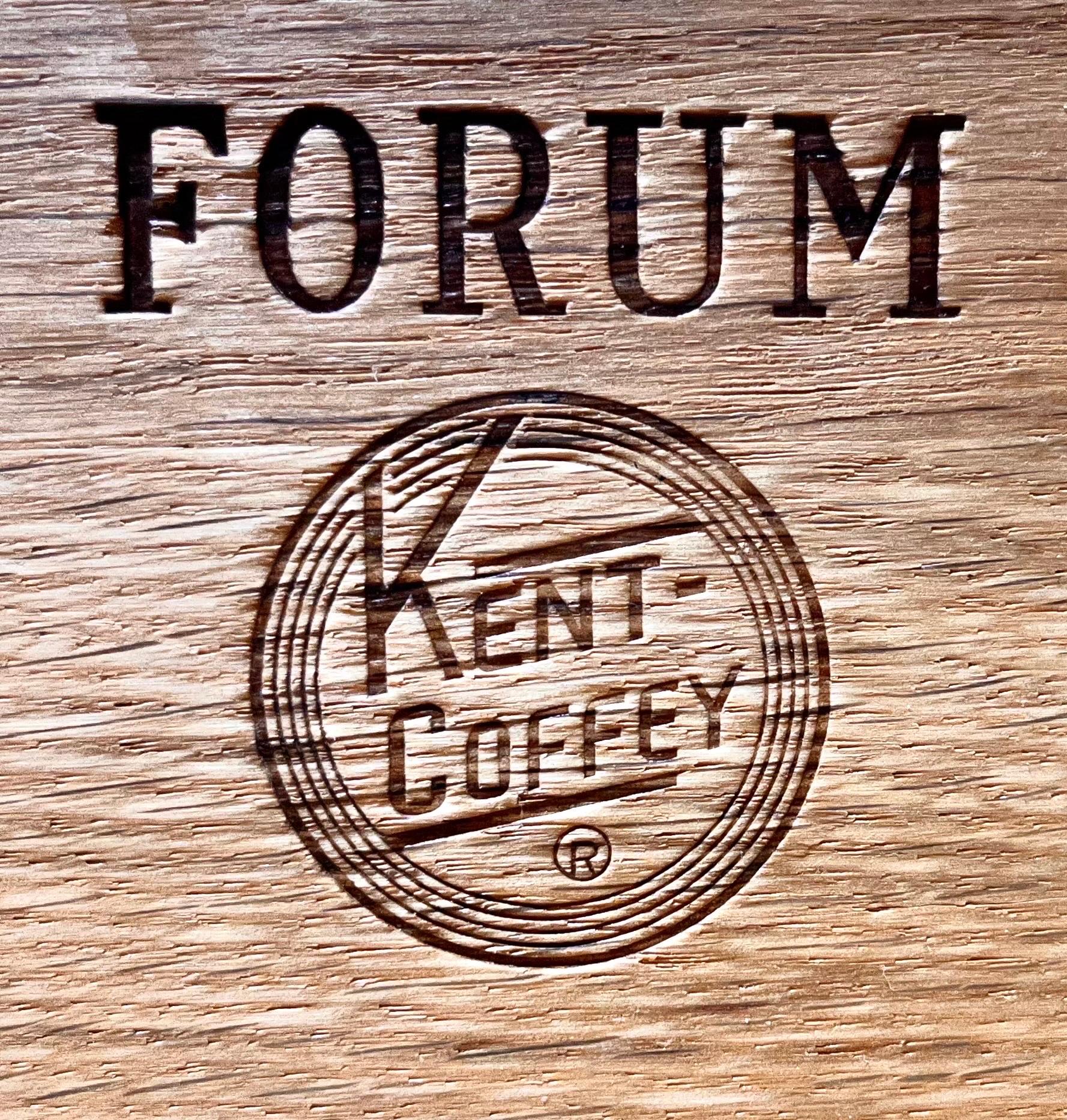 Mid-20th Century Kent Coffey Forum Vintage Mid Century Modern Highboy Dresser c. 1960s For Sale