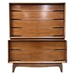 Kent Coffey Forum Vintage Mid Century Modern Highboy Dresser c. 1960s
