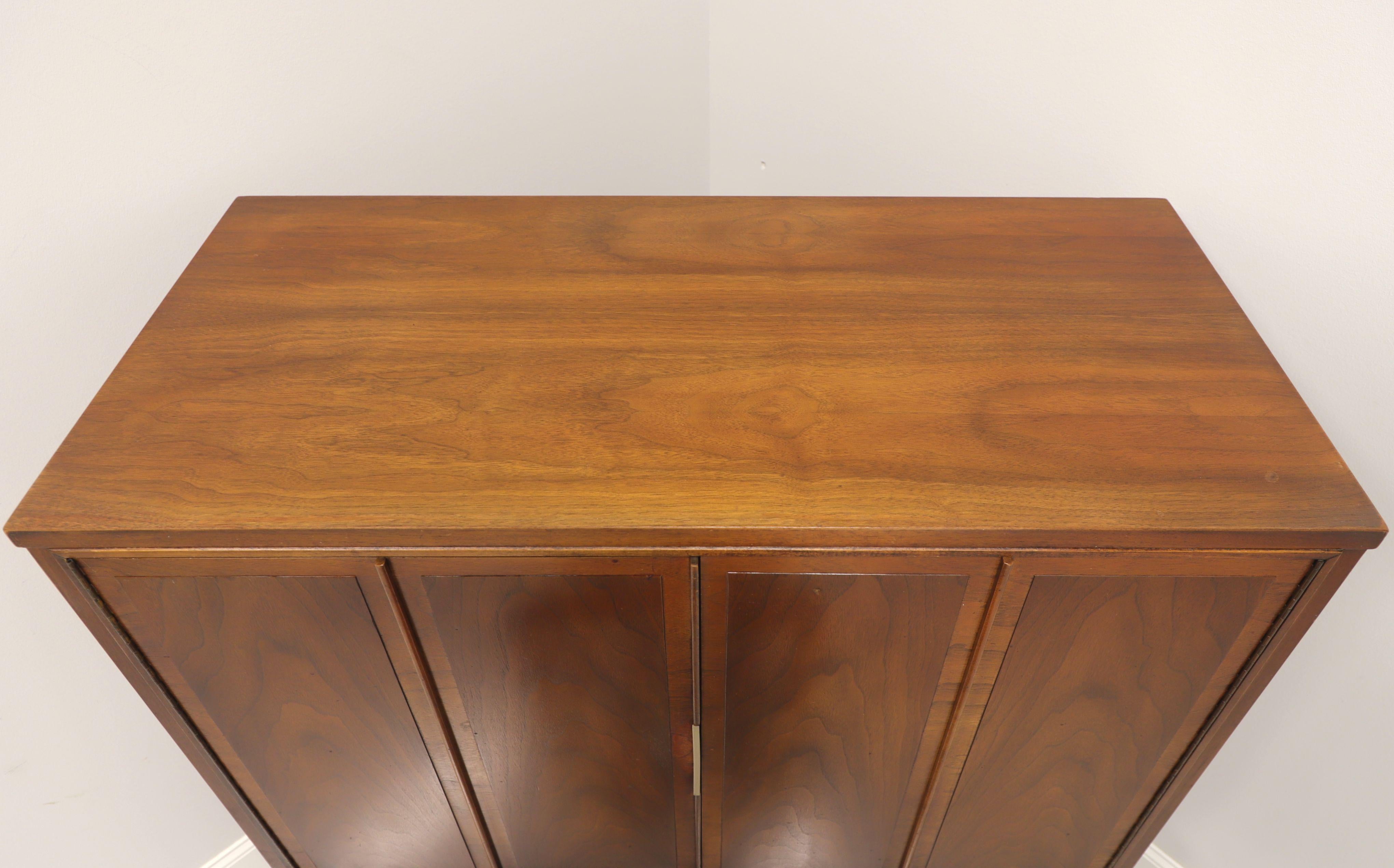 20th Century KENT COFFEY Impact MCM Walnut Gentleman's Chest