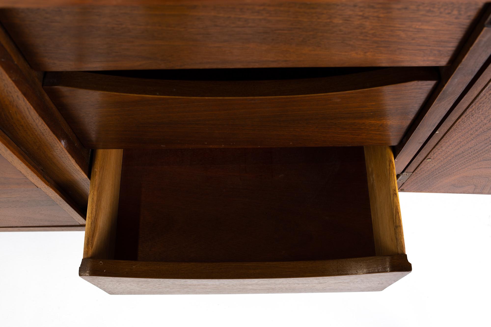 Kent Coffey Mid Century Cane Front Dresser or Credenza 3