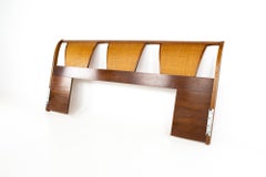 Kent Coffey Mid Century Caned King Headboard