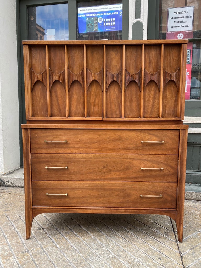 Kent Coffey Perspecta Armoire/ Highboy Dresser at 1stDibs