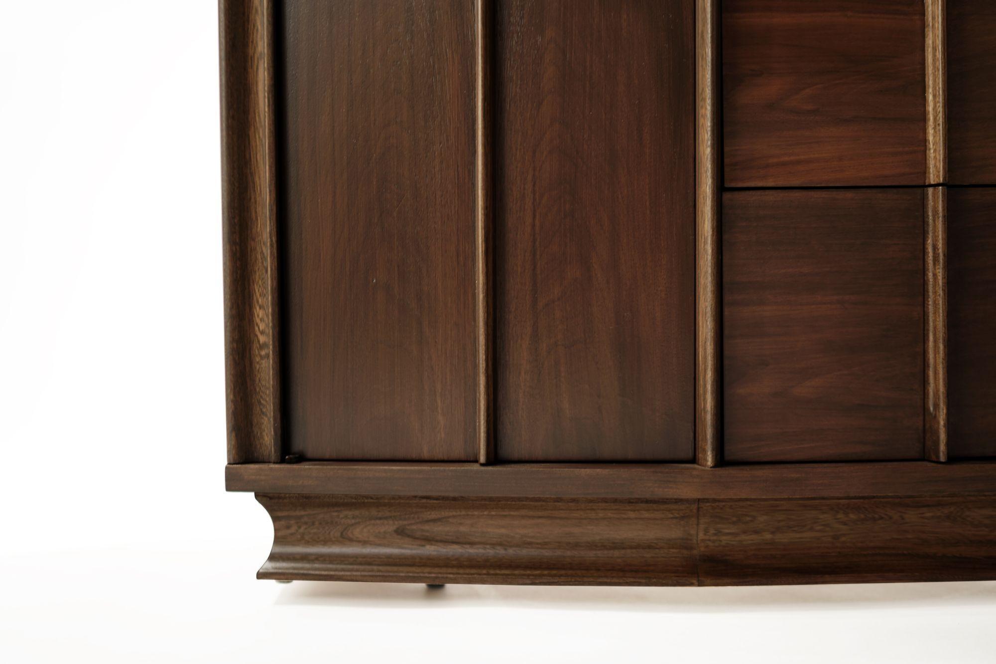 Kent Coffey Perspecta Collection Walnut and Rosewood Dresser, C. 1950s 2