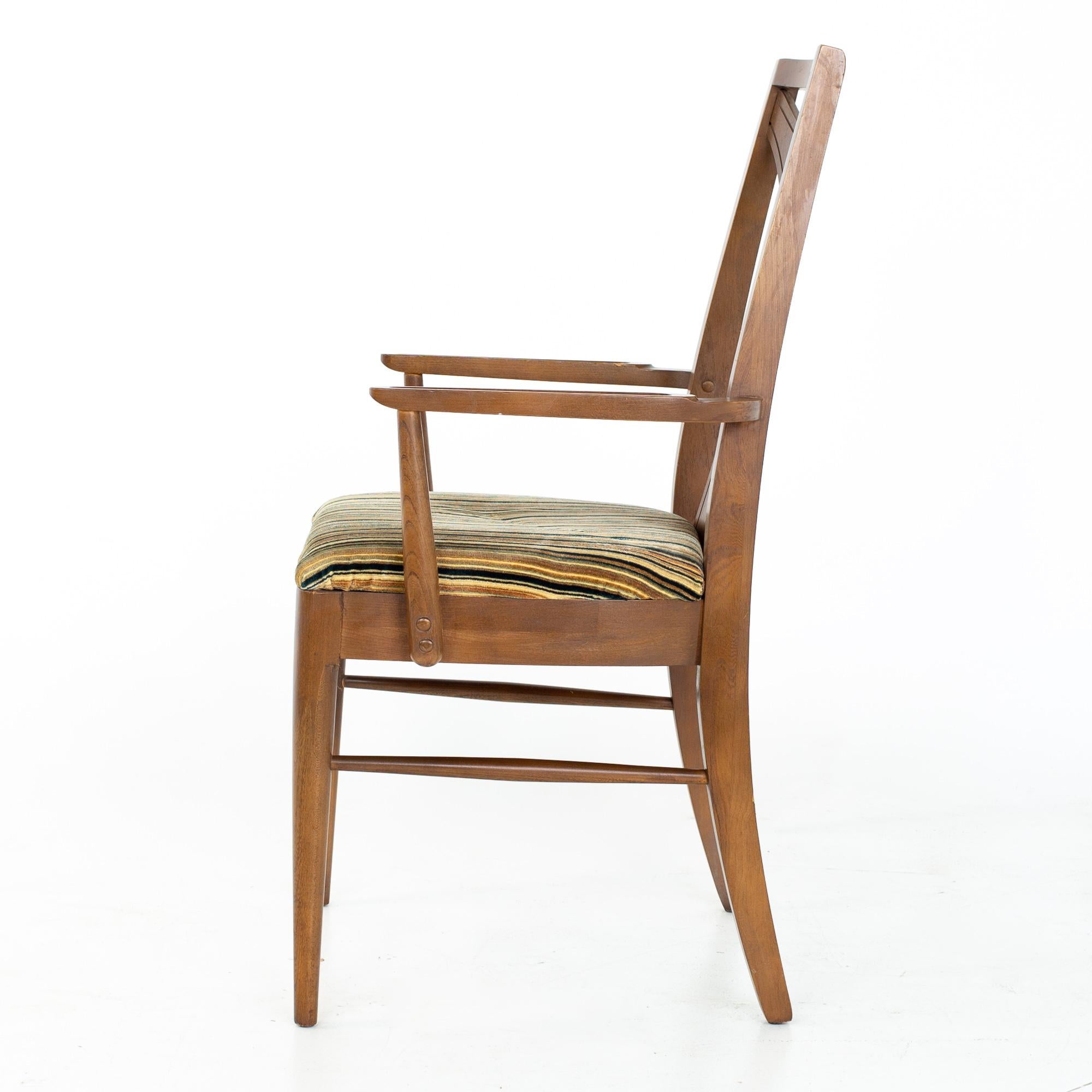Kent Coffey Perspecta Mid Century Dining Chairs, Set of 8 1