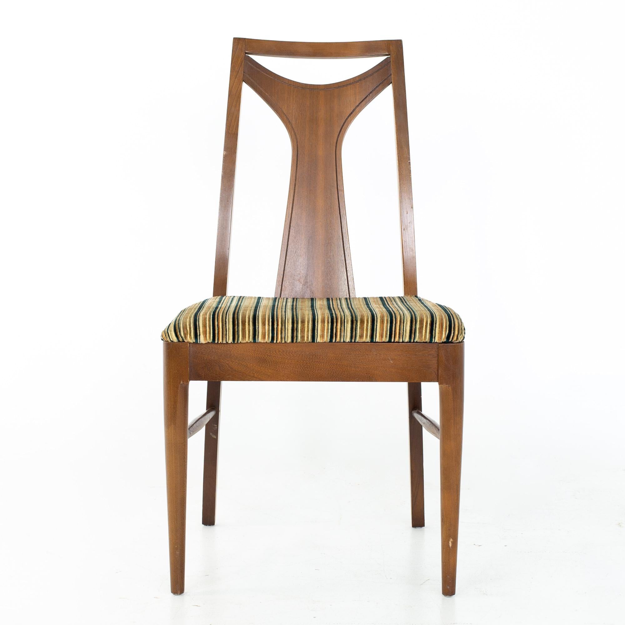 Kent Coffey Perspecta Mid Century Dining Chairs, Set of 8 5
