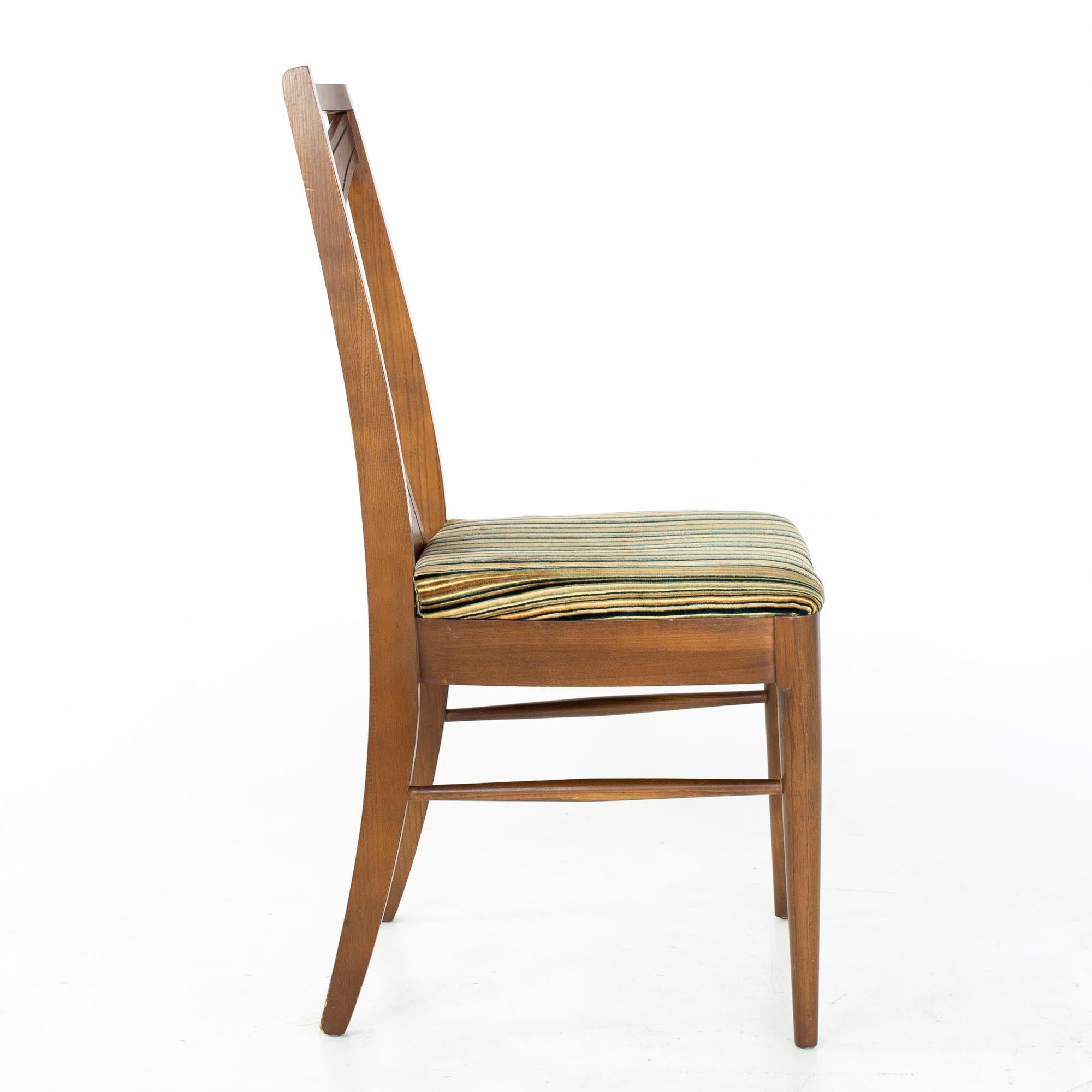 Kent Coffey Perspecta Mid Century Dining Chairs, Set of 8 6