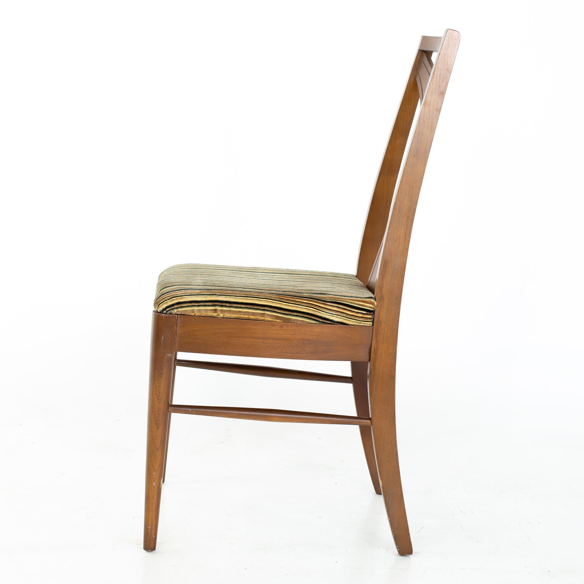 Kent Coffey Perspecta Mid Century Dining Chairs, Set of 8 7