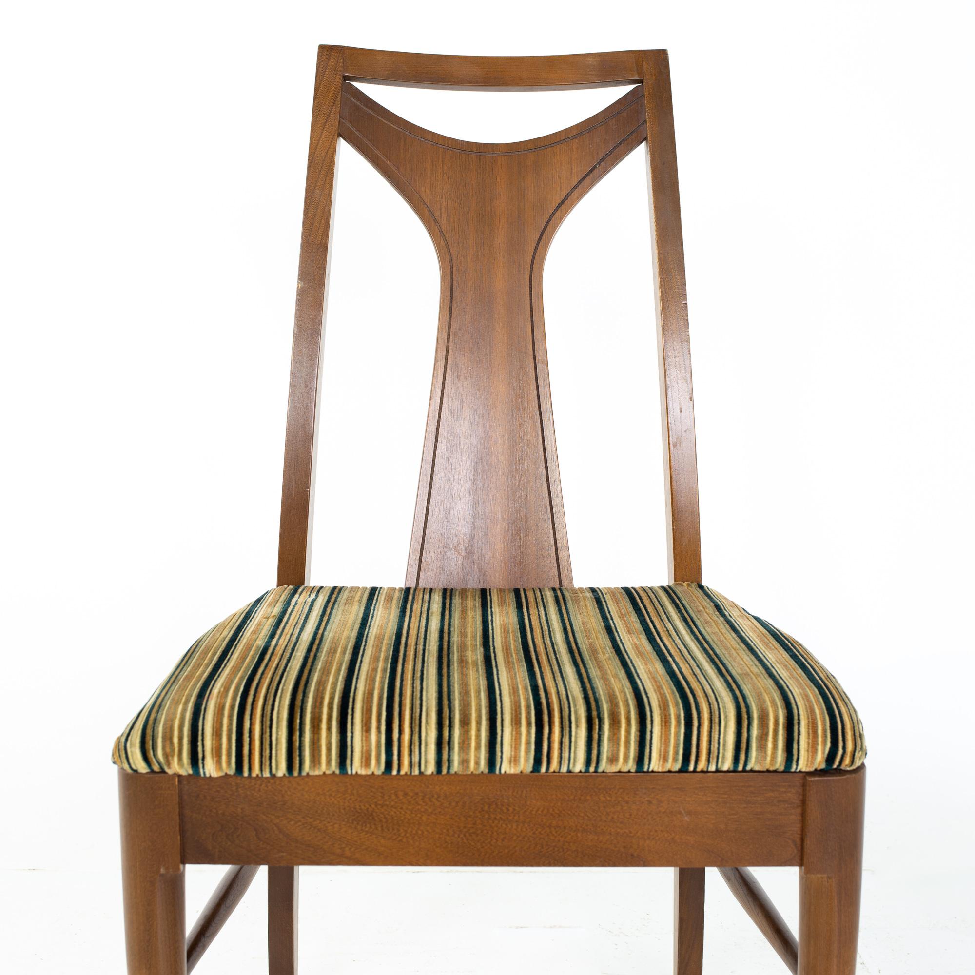 Kent Coffey Perspecta Mid Century Dining Chairs, Set of 8 9